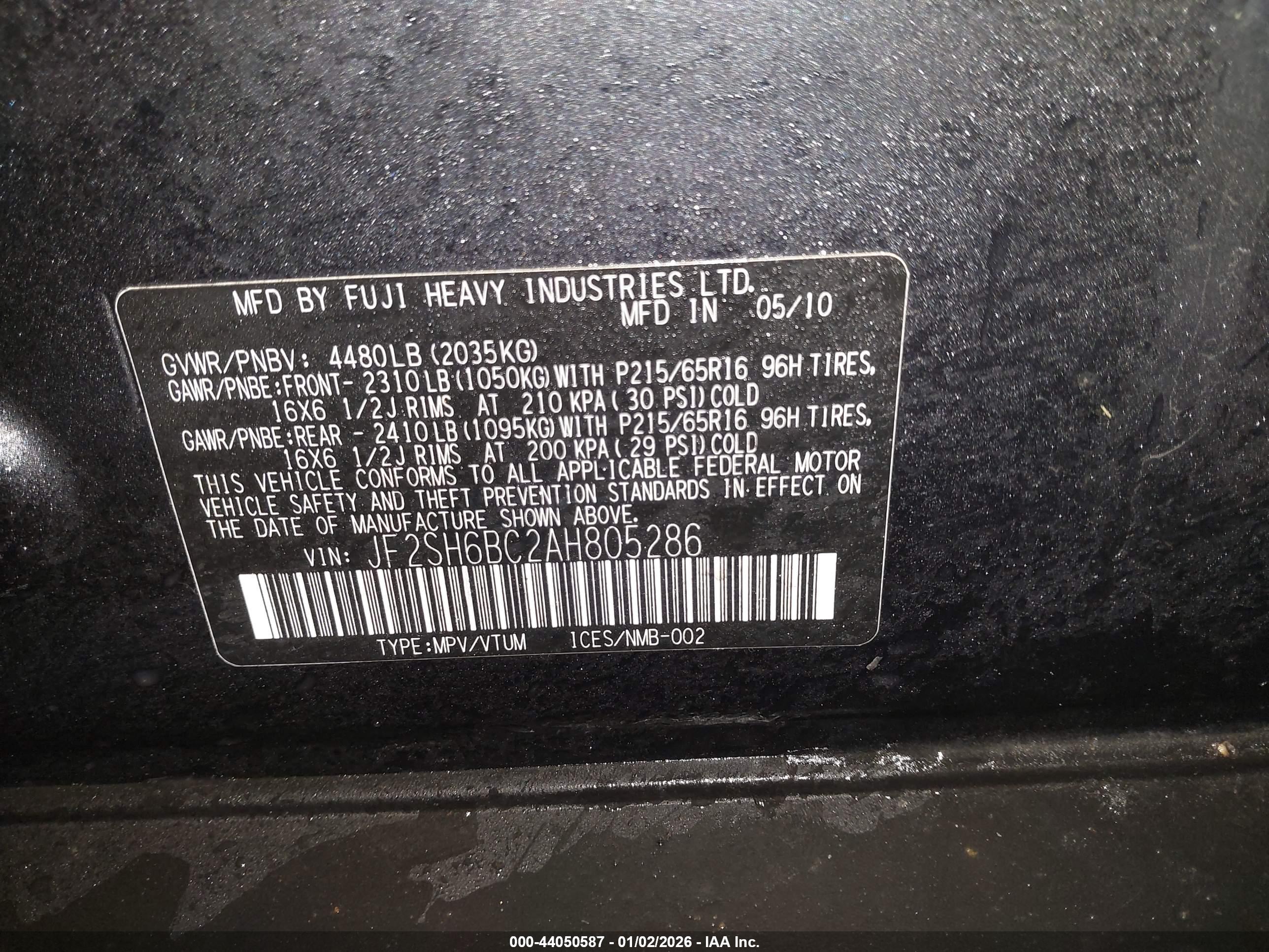 SUBARU FORESTER image 9
