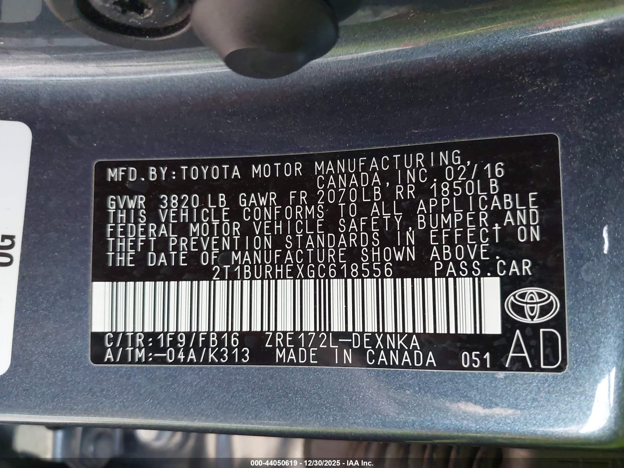 TOYOTA COROLLA image 9