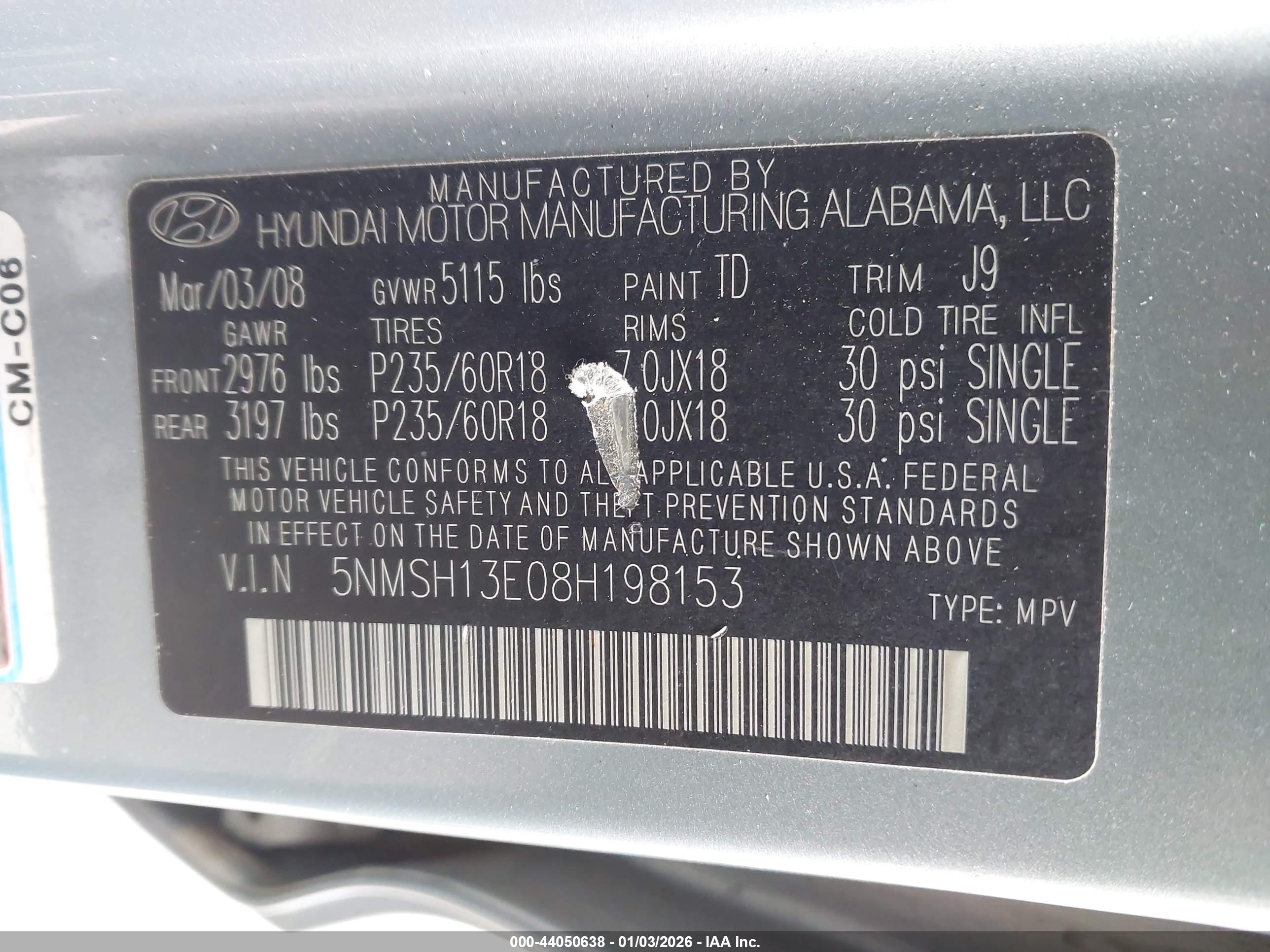 HYUNDAI SANTA image 9