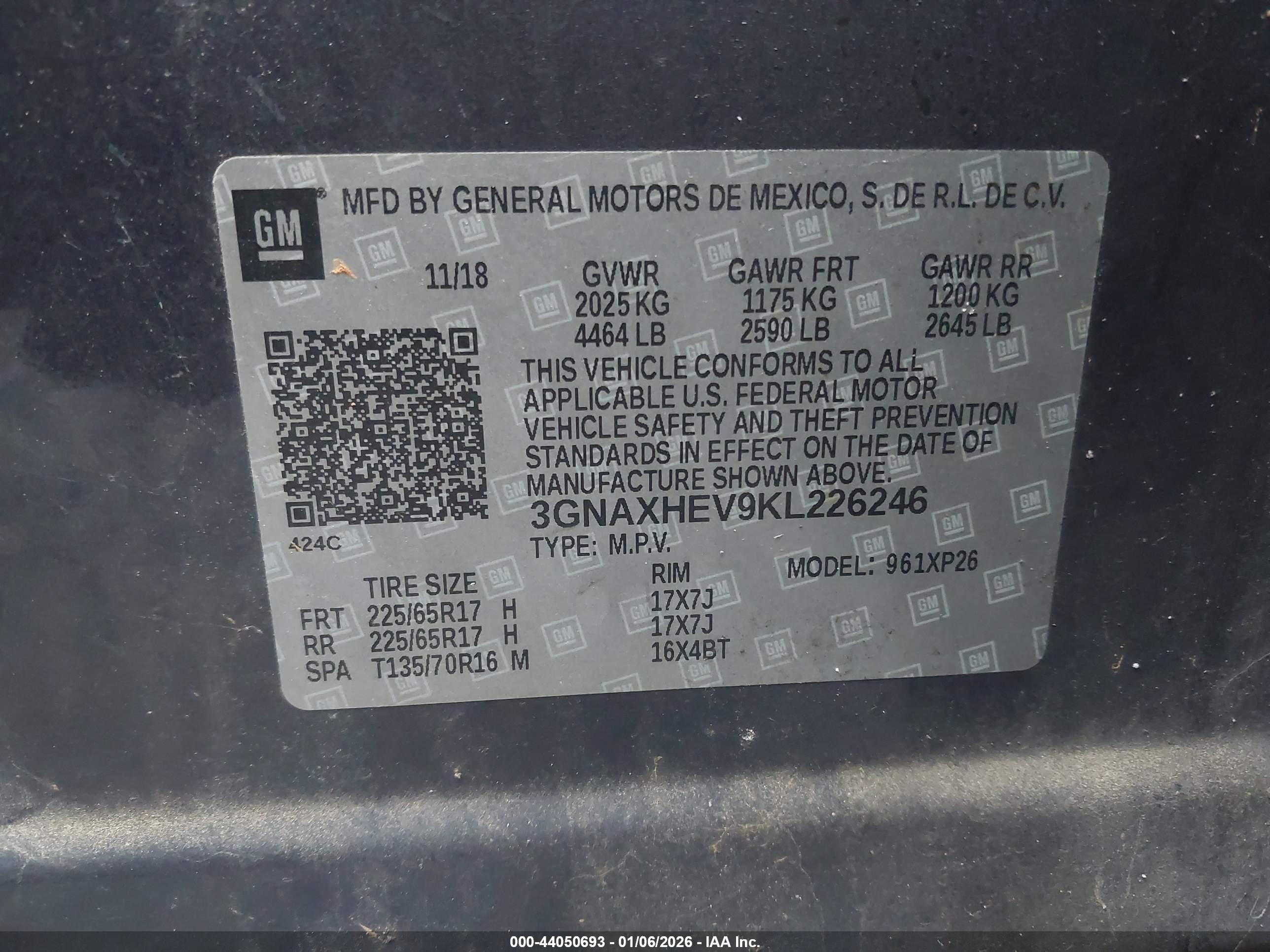 CHEVROLET EQUINOX image 9