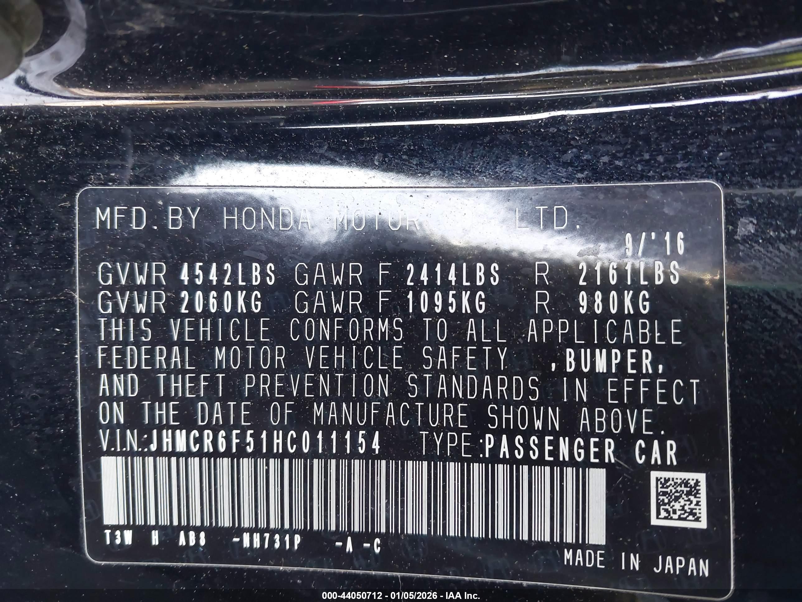 HONDA ACCORD image 9