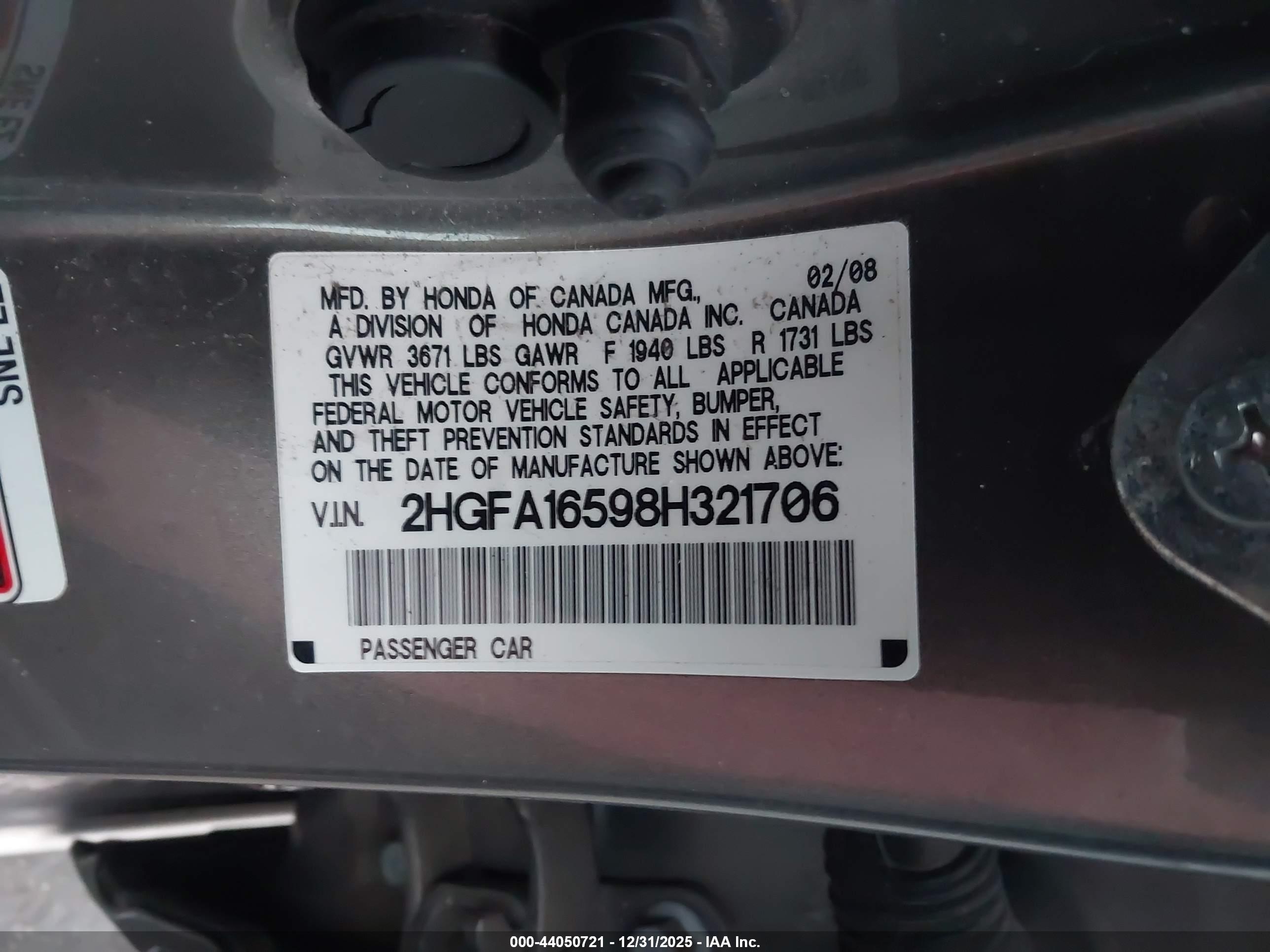 HONDA CIVIC image 9