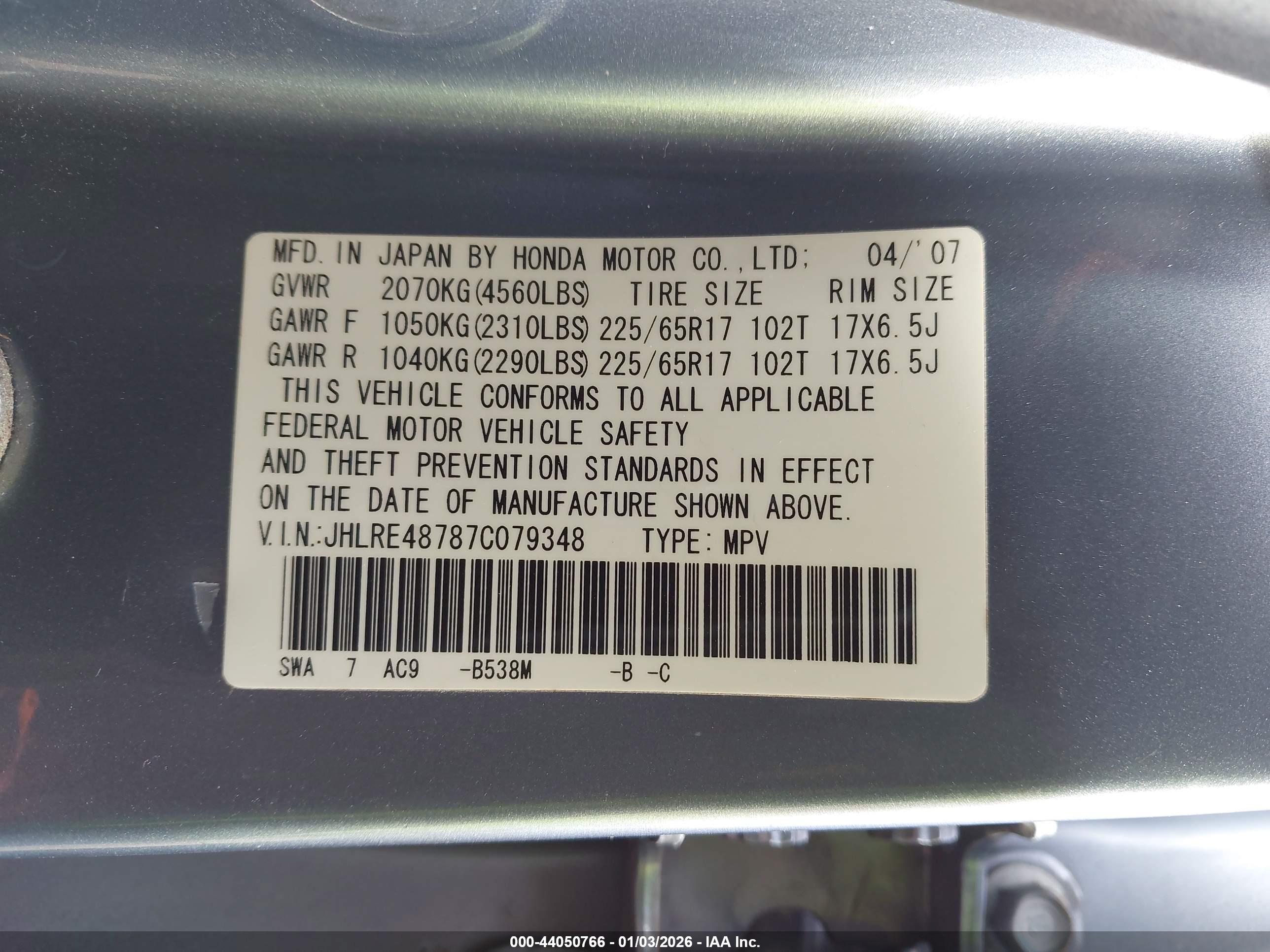 HONDA CR-V image 9