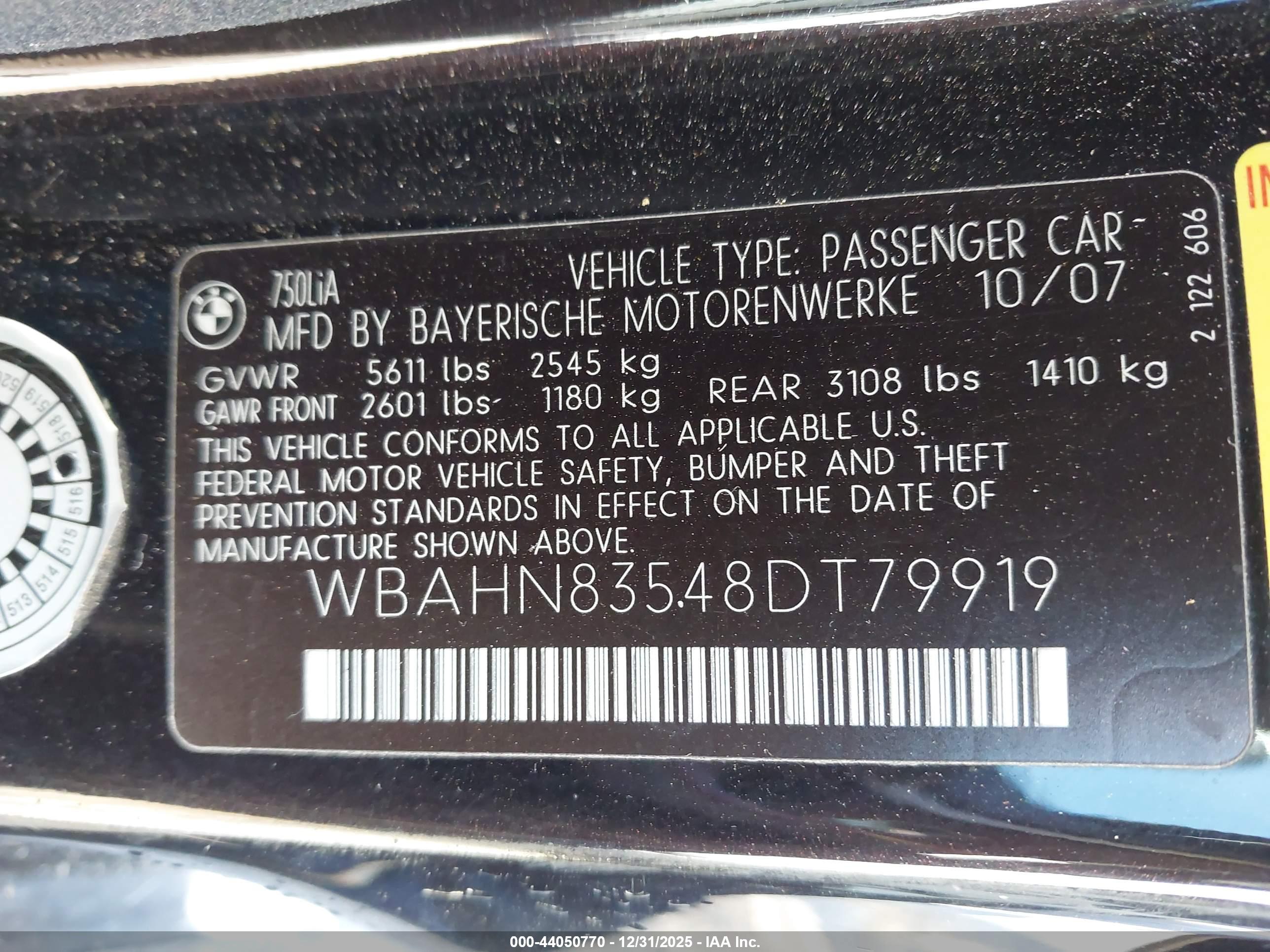 BMW 750LI image 9