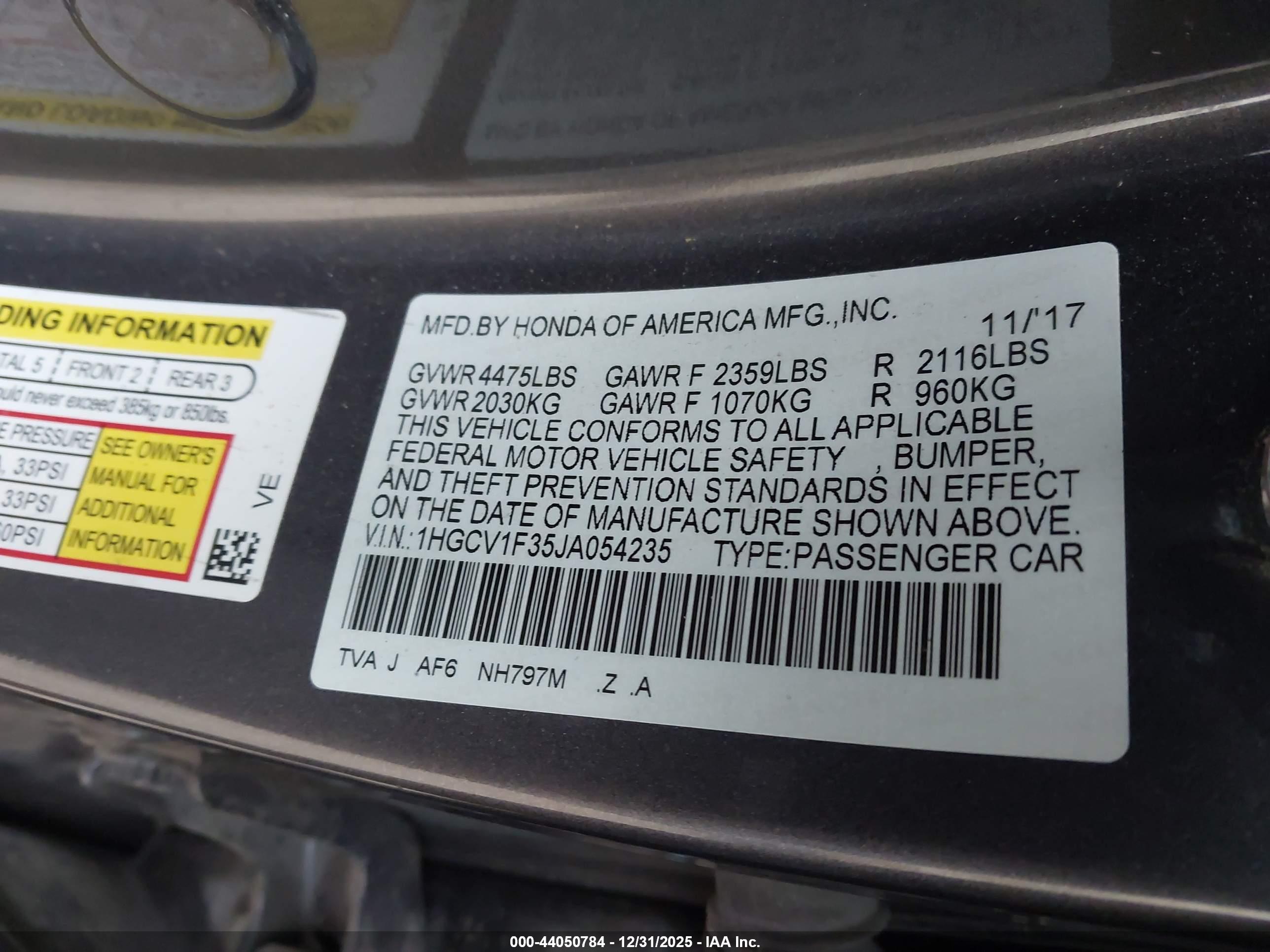 HONDA ACCORD image 9