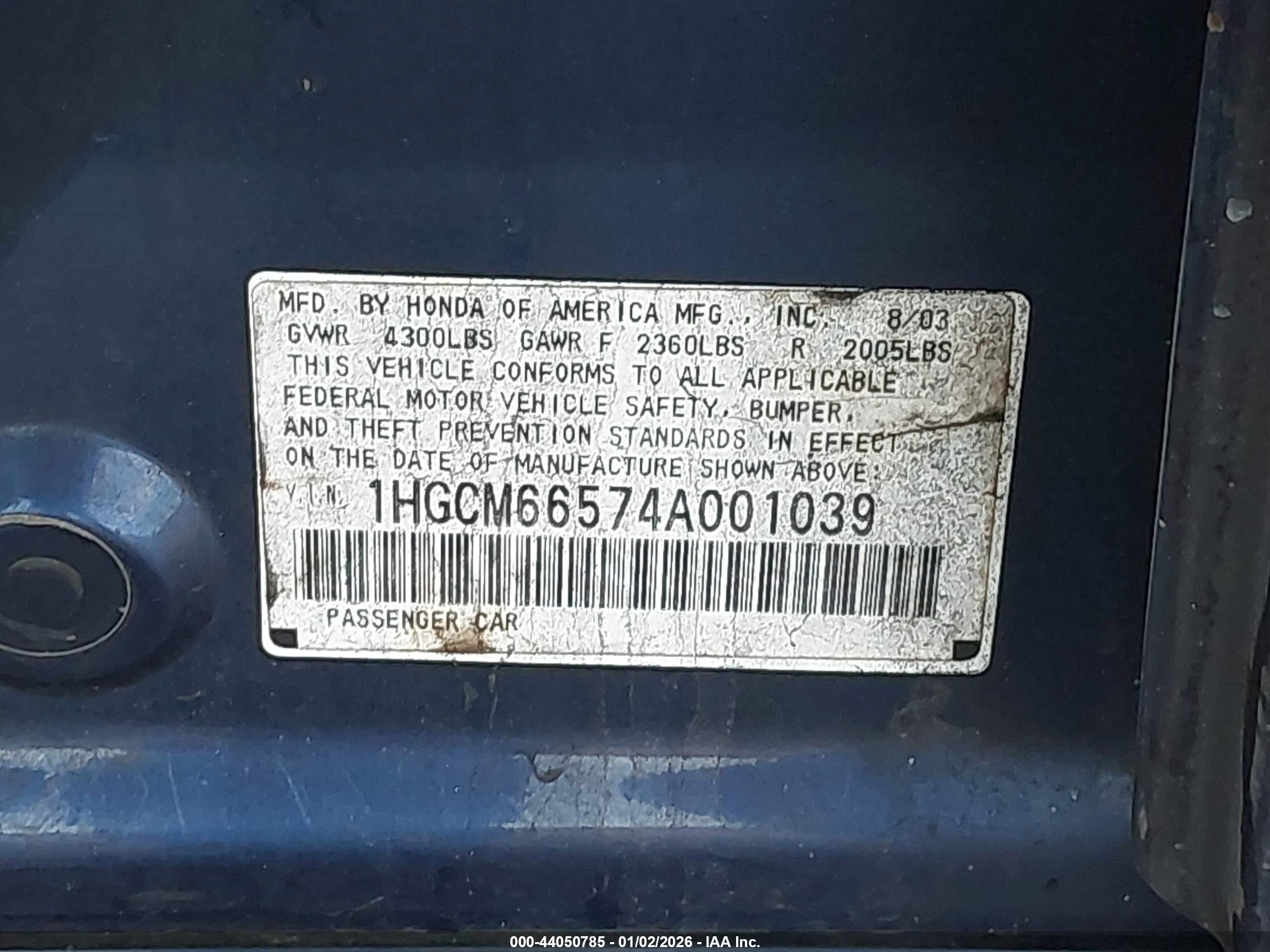 HONDA ACCORD image 9