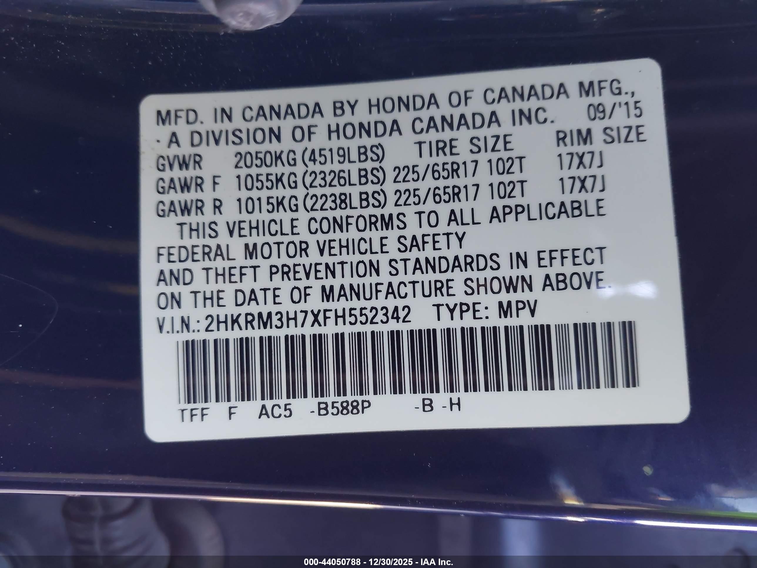 HONDA CR-V image 9