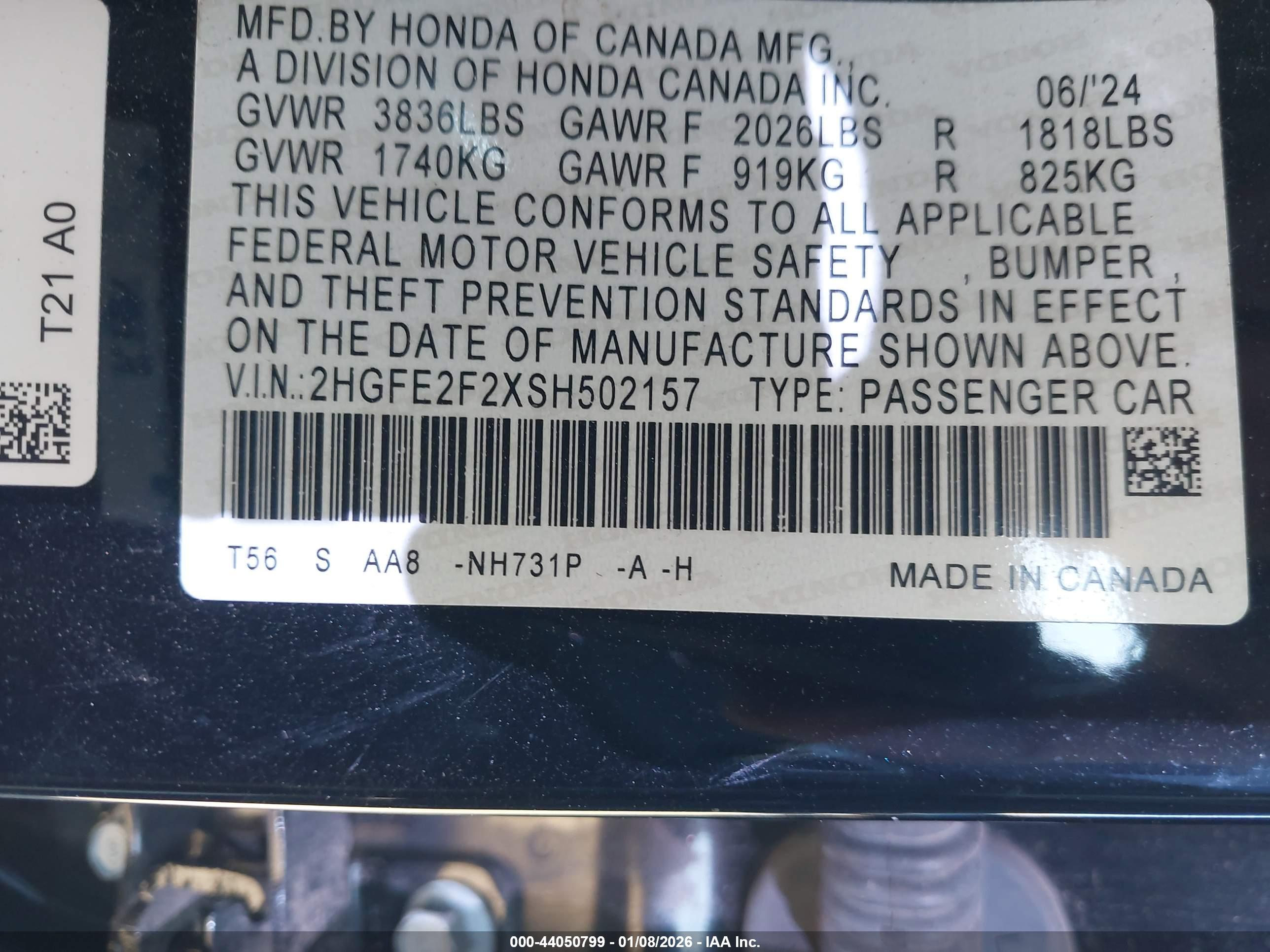 HONDA CIVIC image 9
