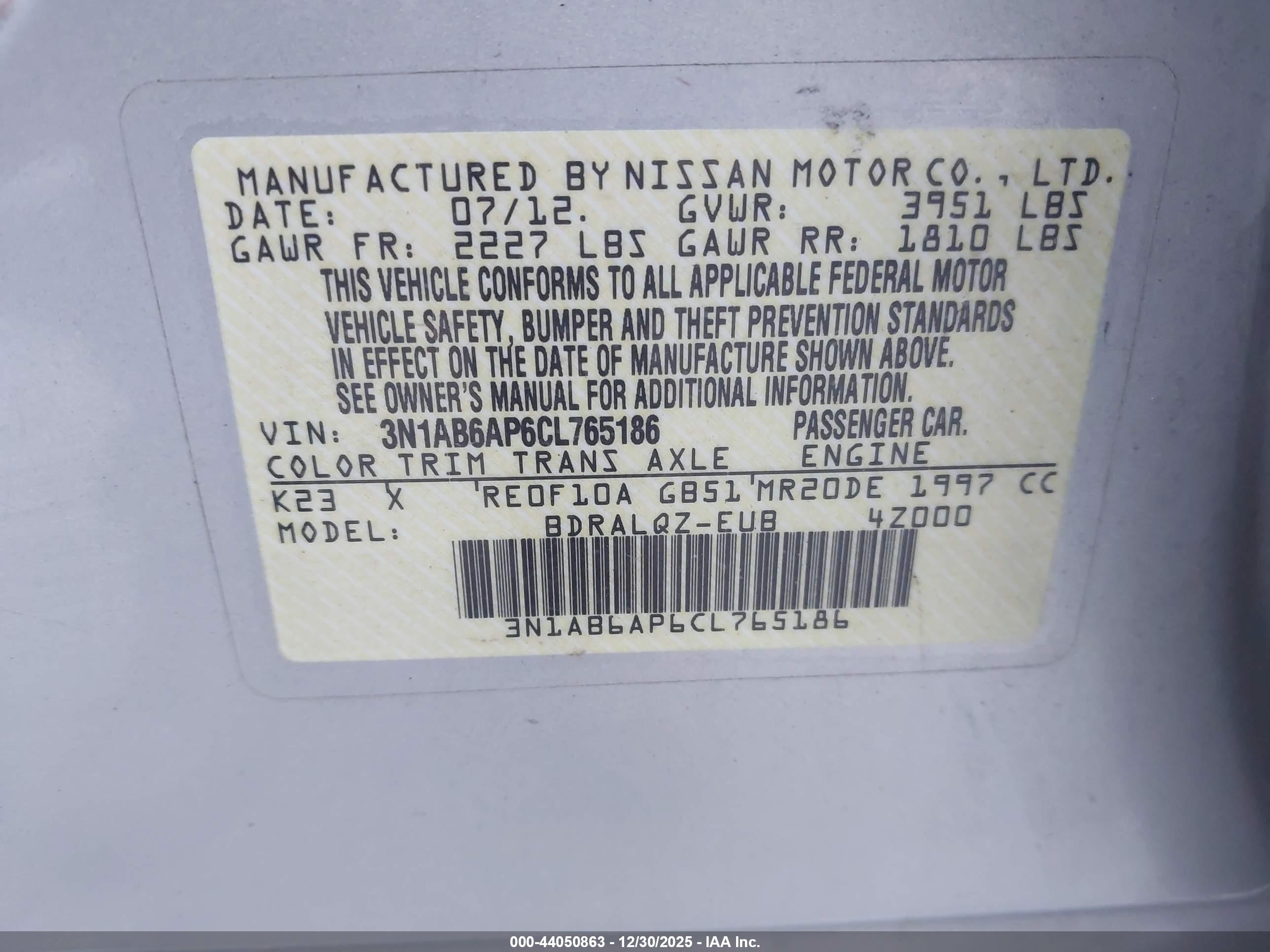 NISSAN SENTRA image 9