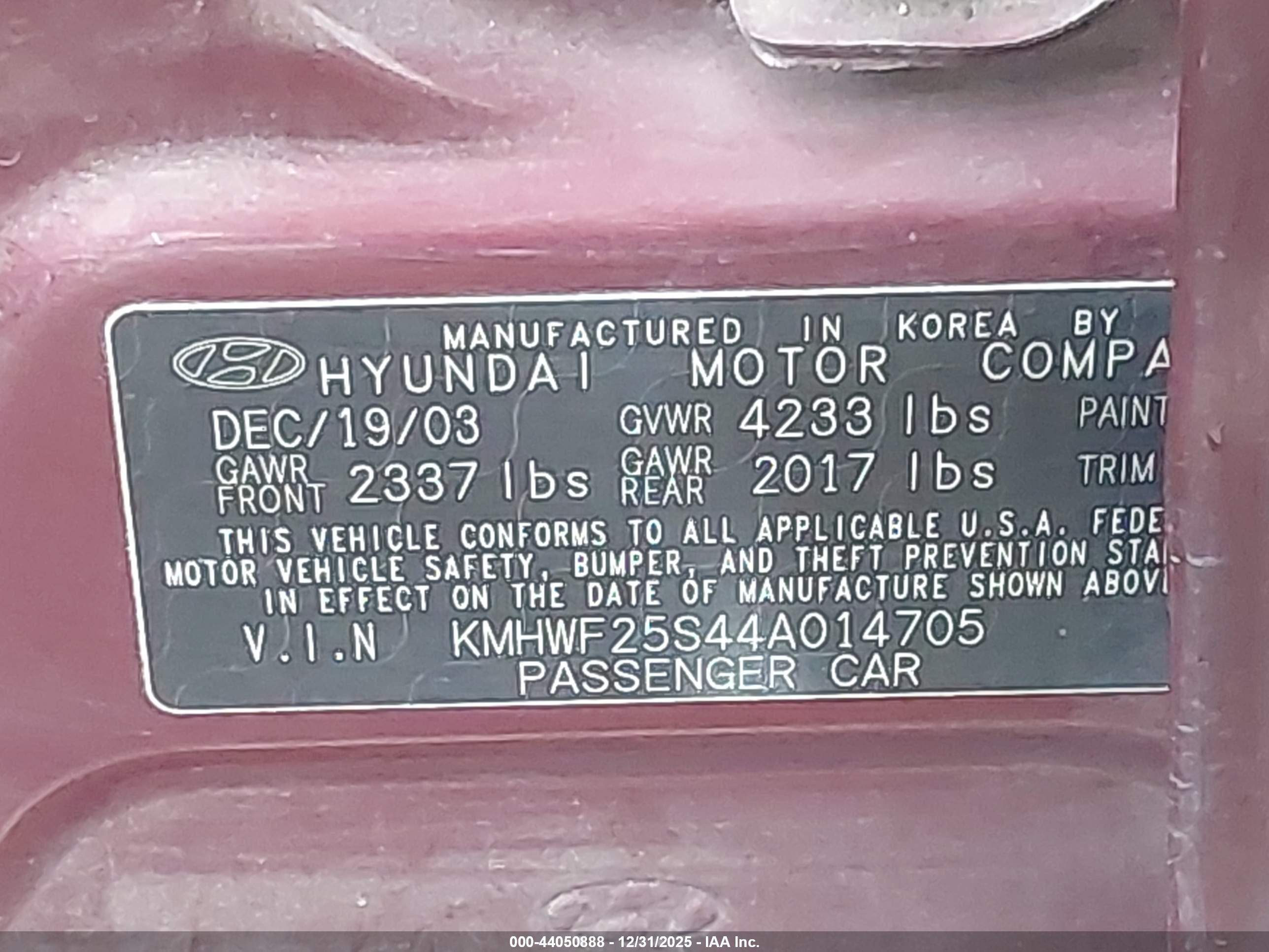 HYUNDAI SONATA image 9