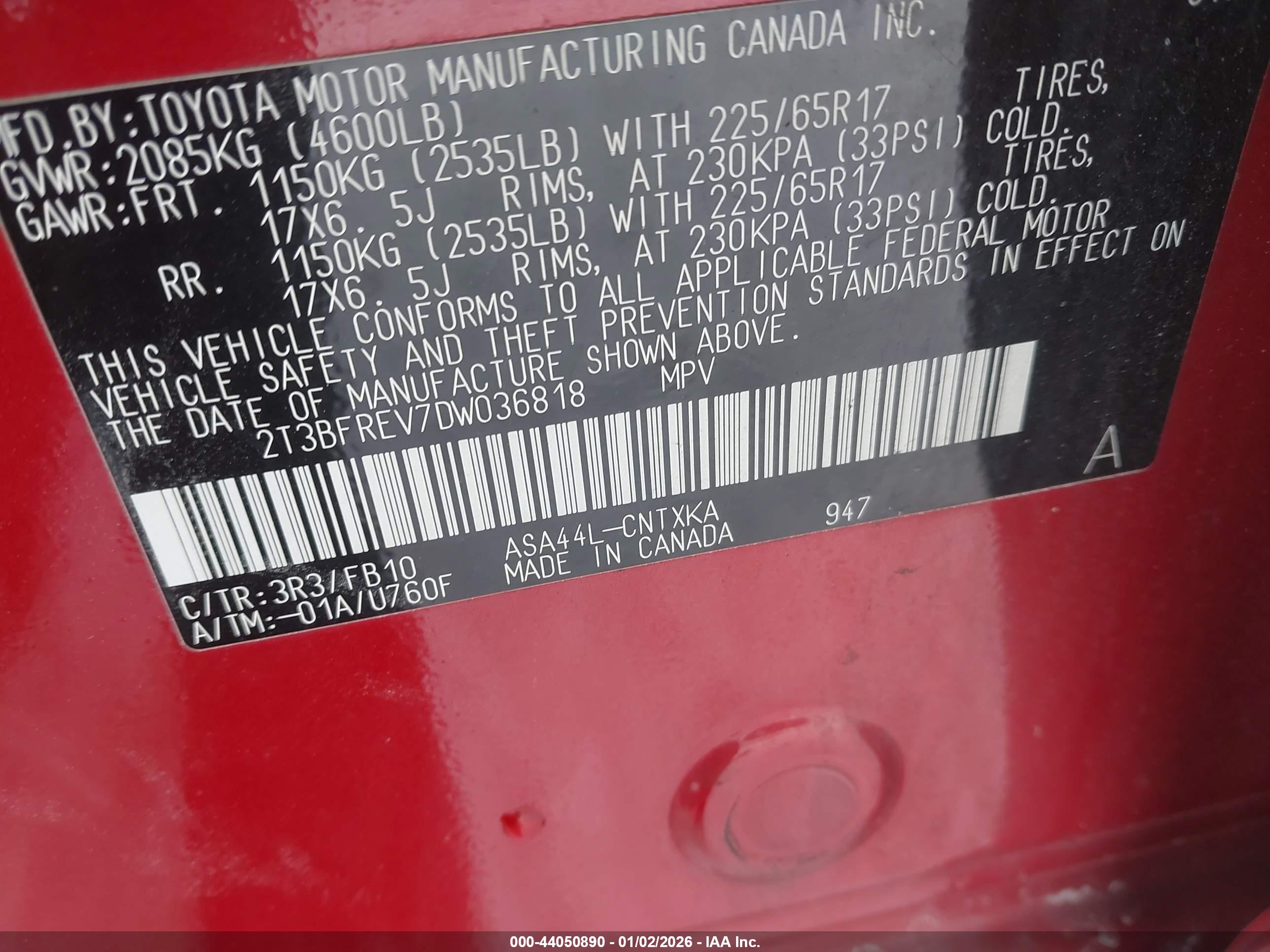 TOYOTA RAV4 image 9