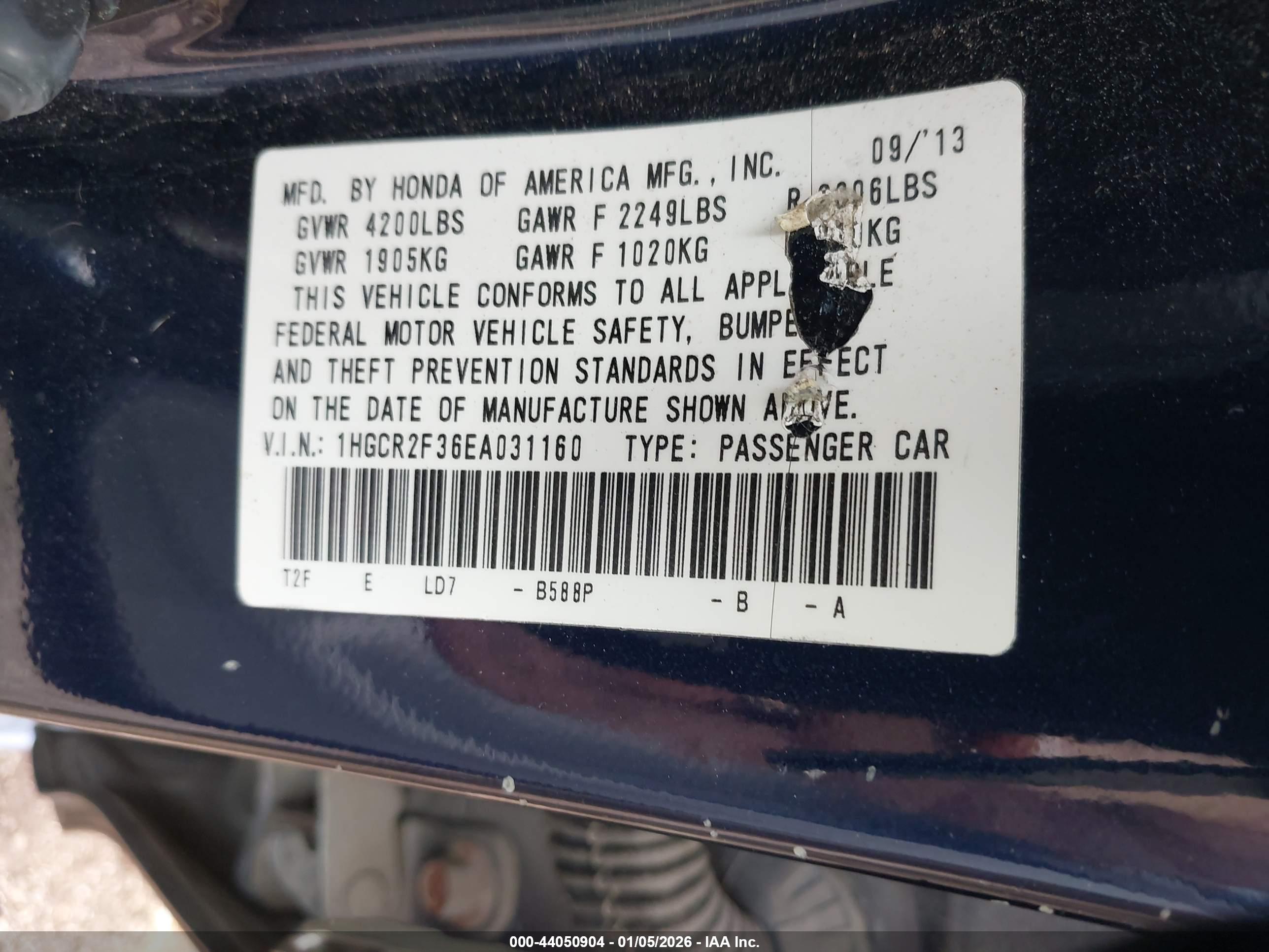 HONDA ACCORD image 9