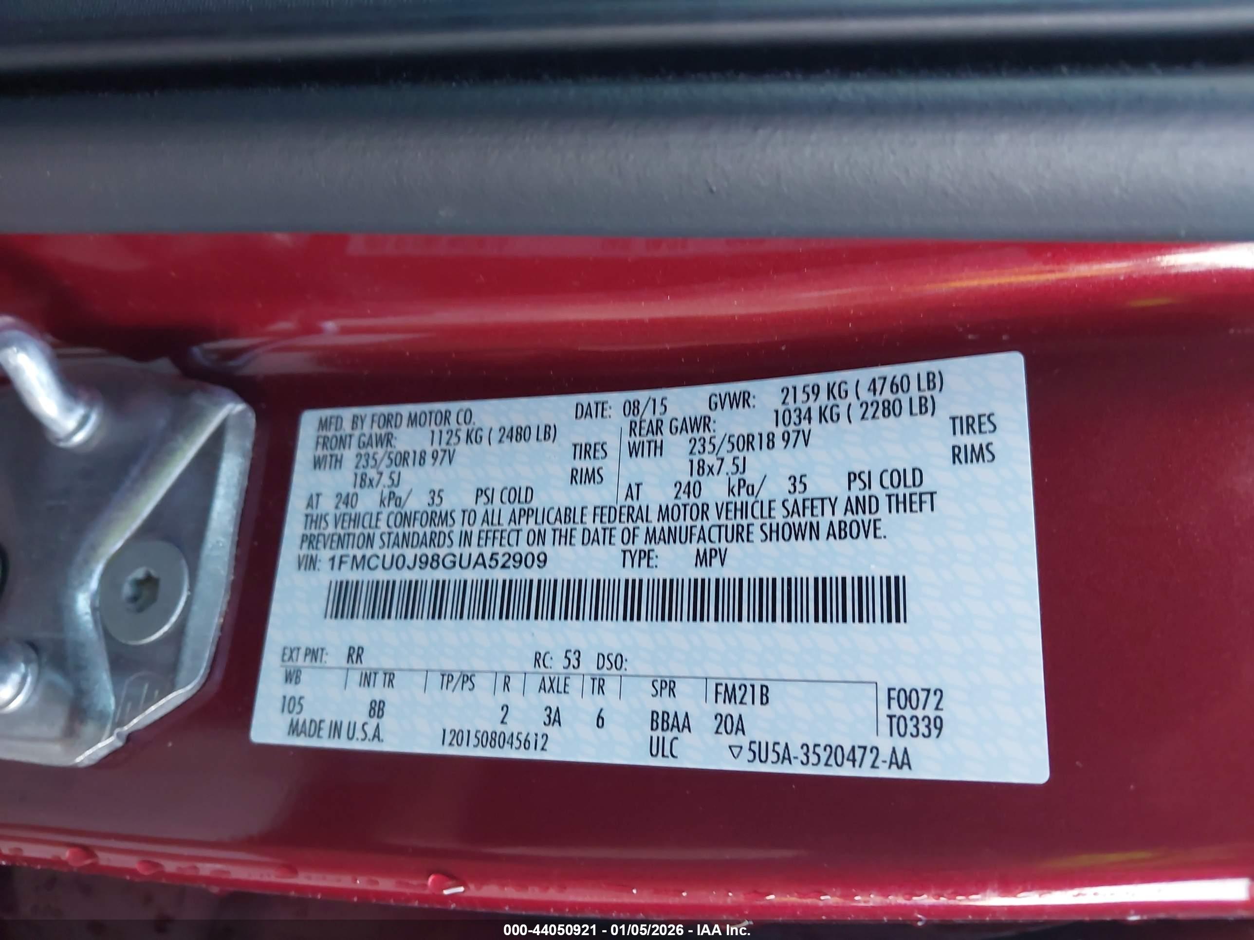 FORD ESCAPE image 9
