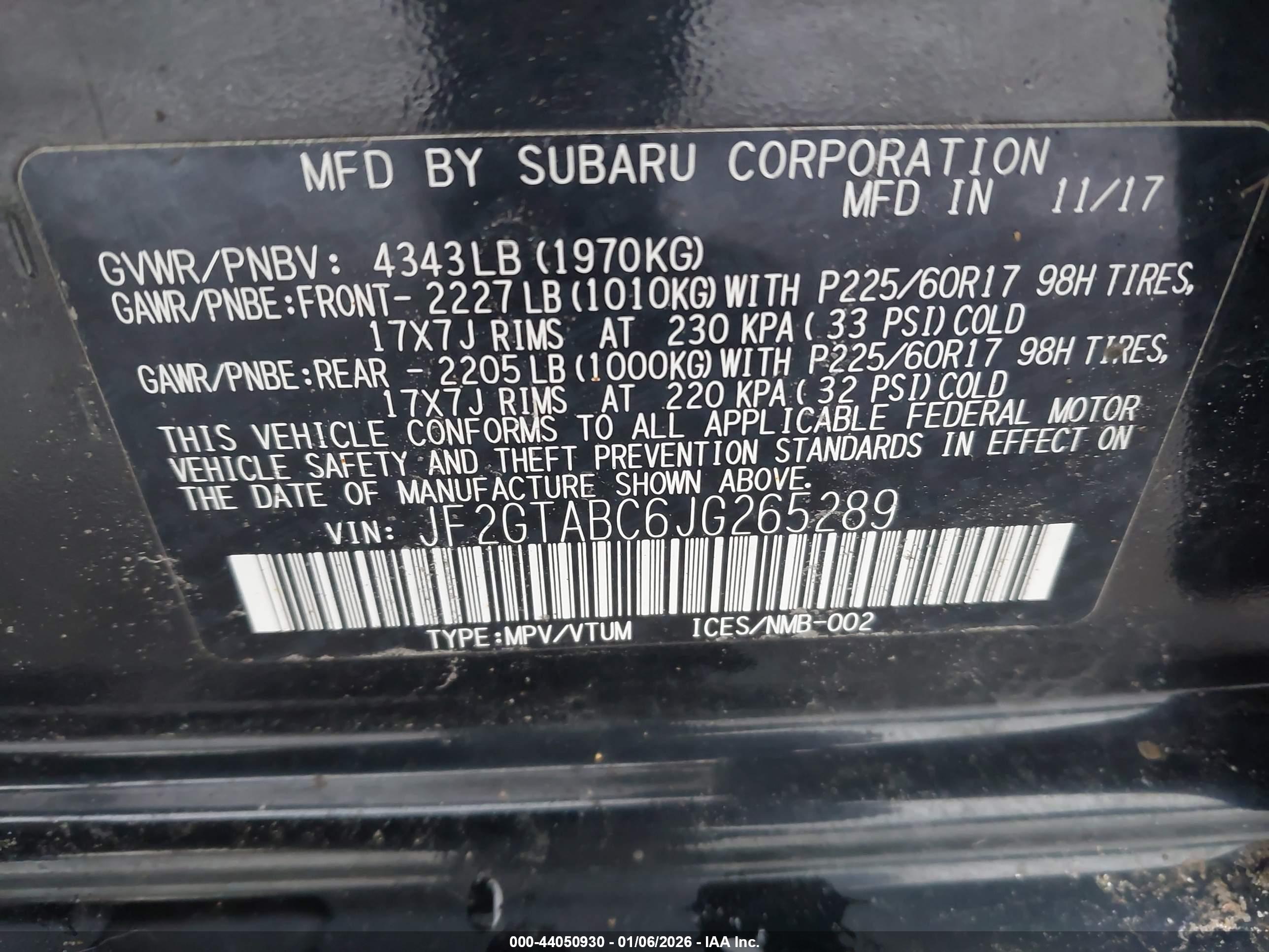 SUBARU CROSSTREK image 9