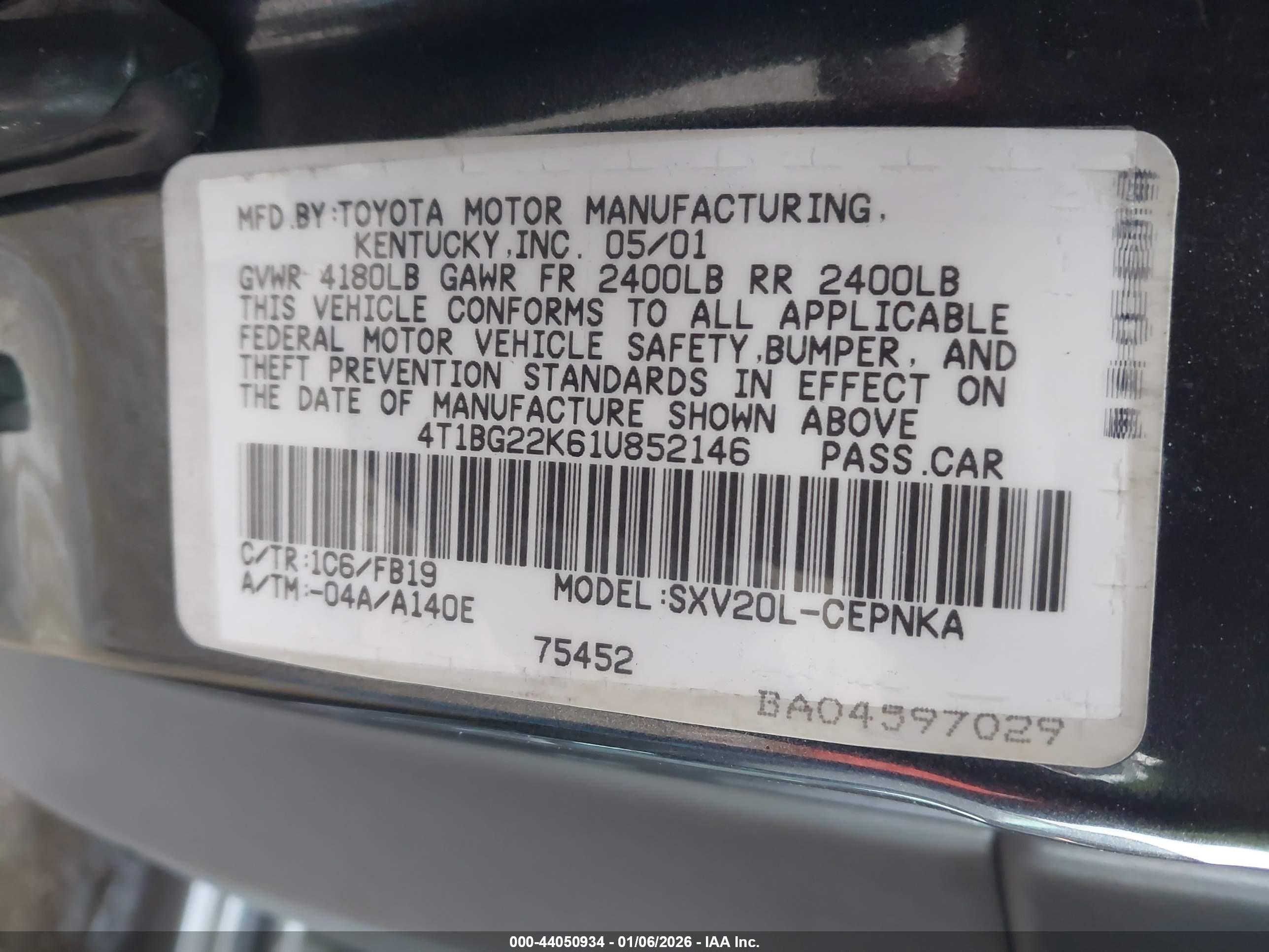TOYOTA CAMRY image 9