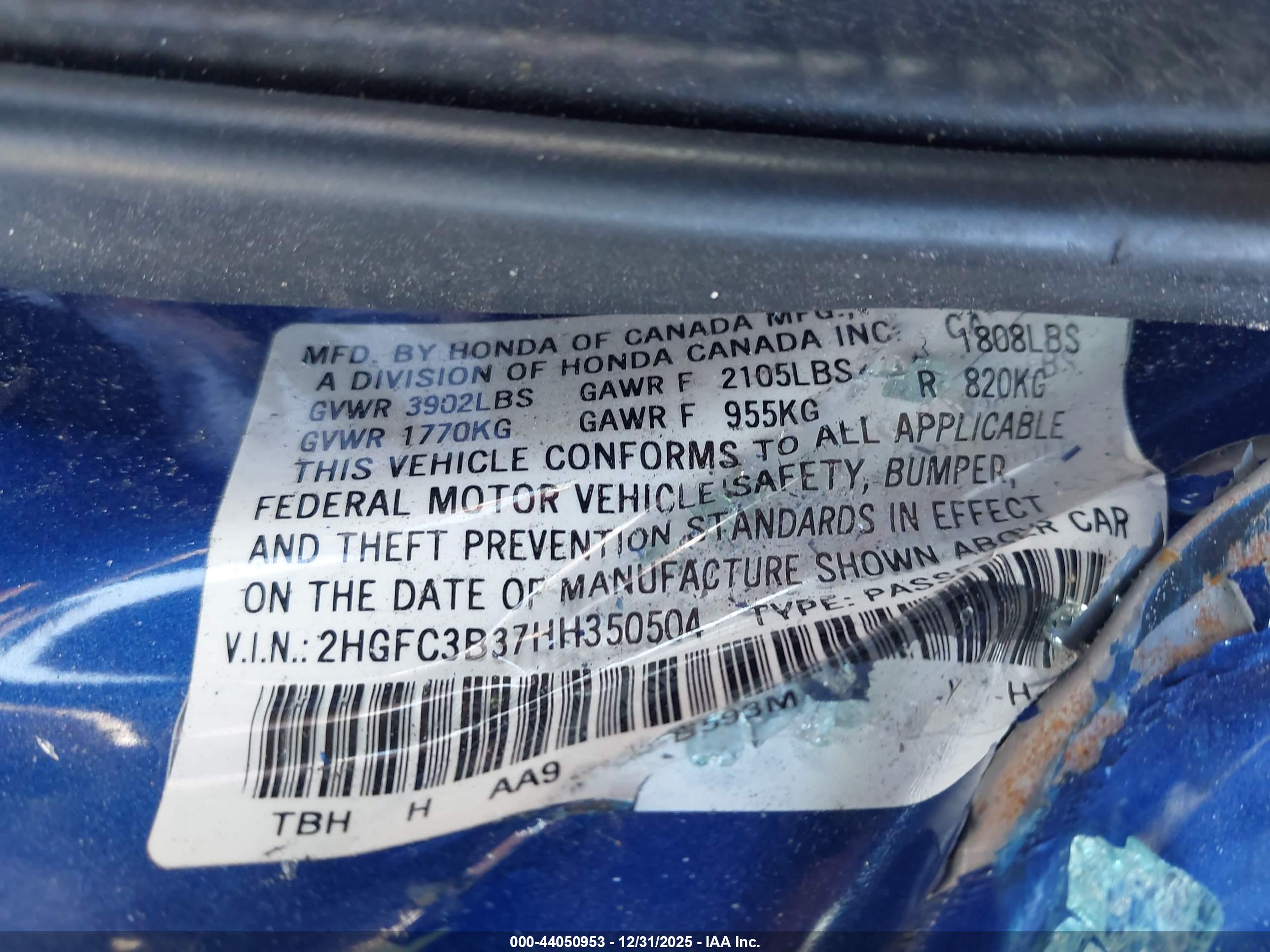HONDA CIVIC image 9