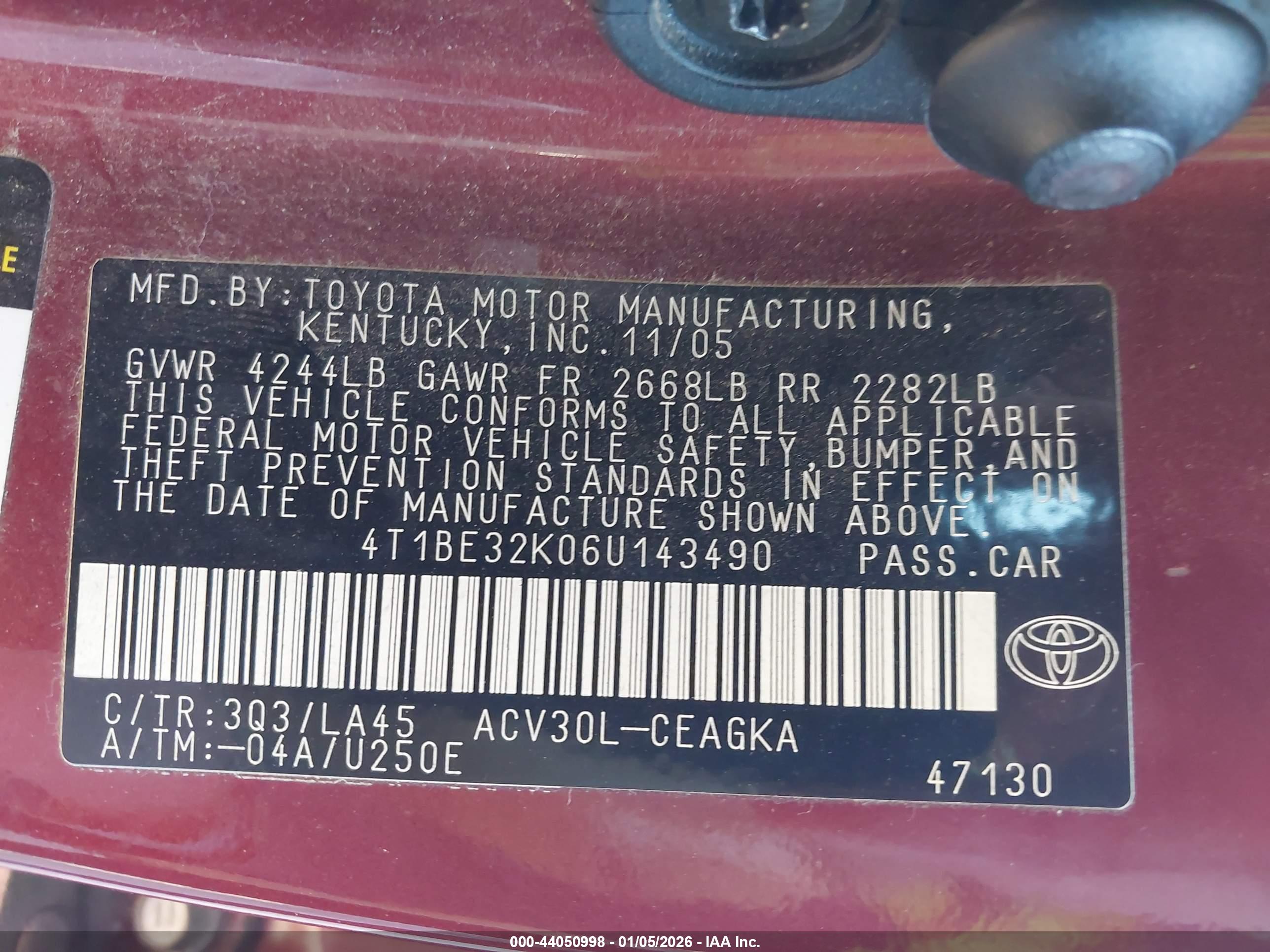 TOYOTA CAMRY image 9
