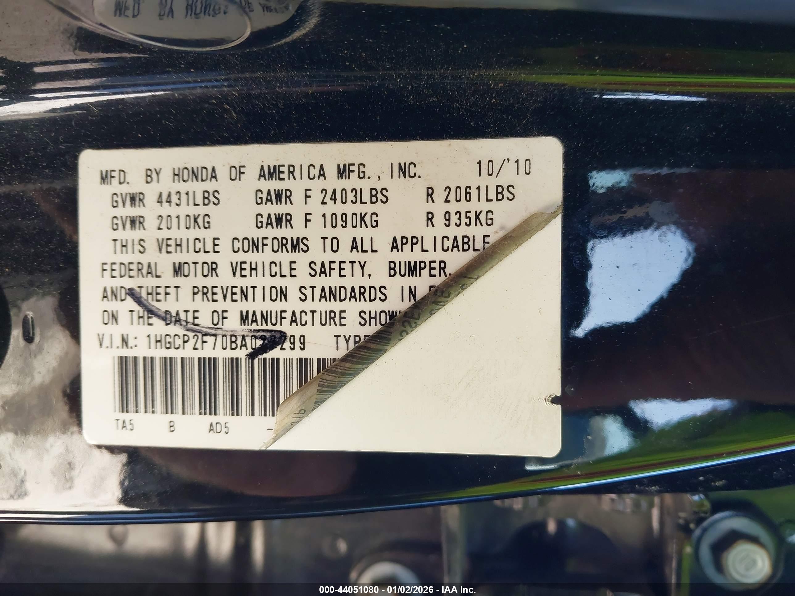HONDA ACCORD image 9