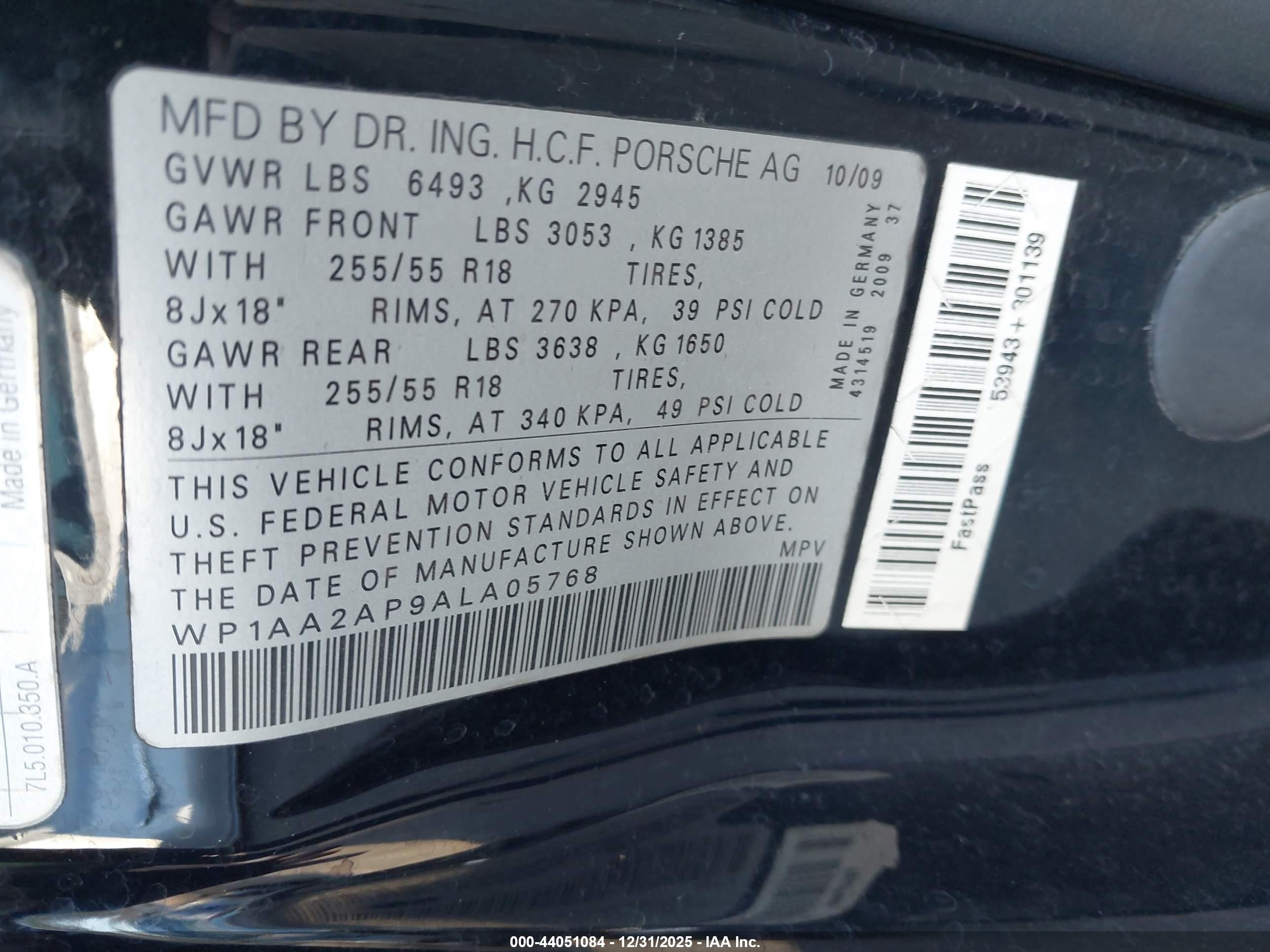 PORSCHE CAYENNE image 9