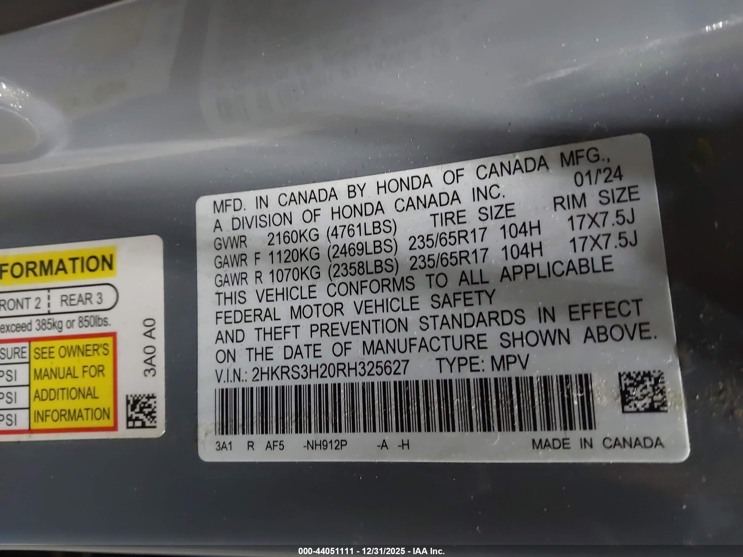 HONDA CR-V image 9