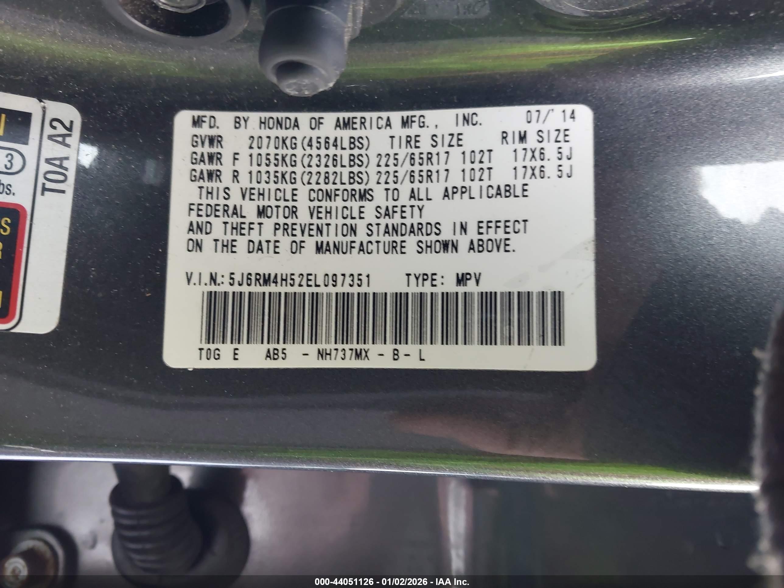 HONDA CR-V image 9