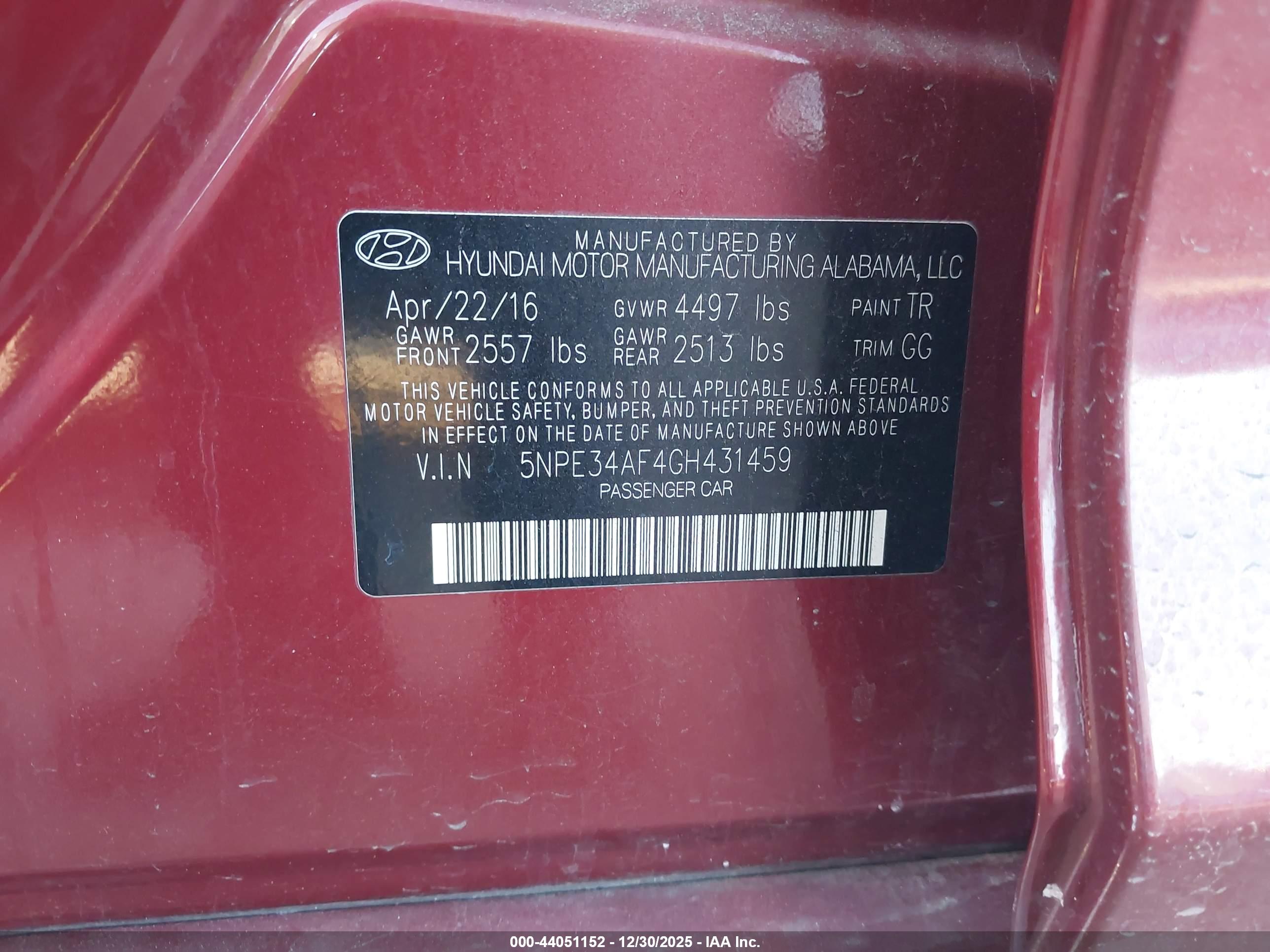 HYUNDAI SONATA image 9