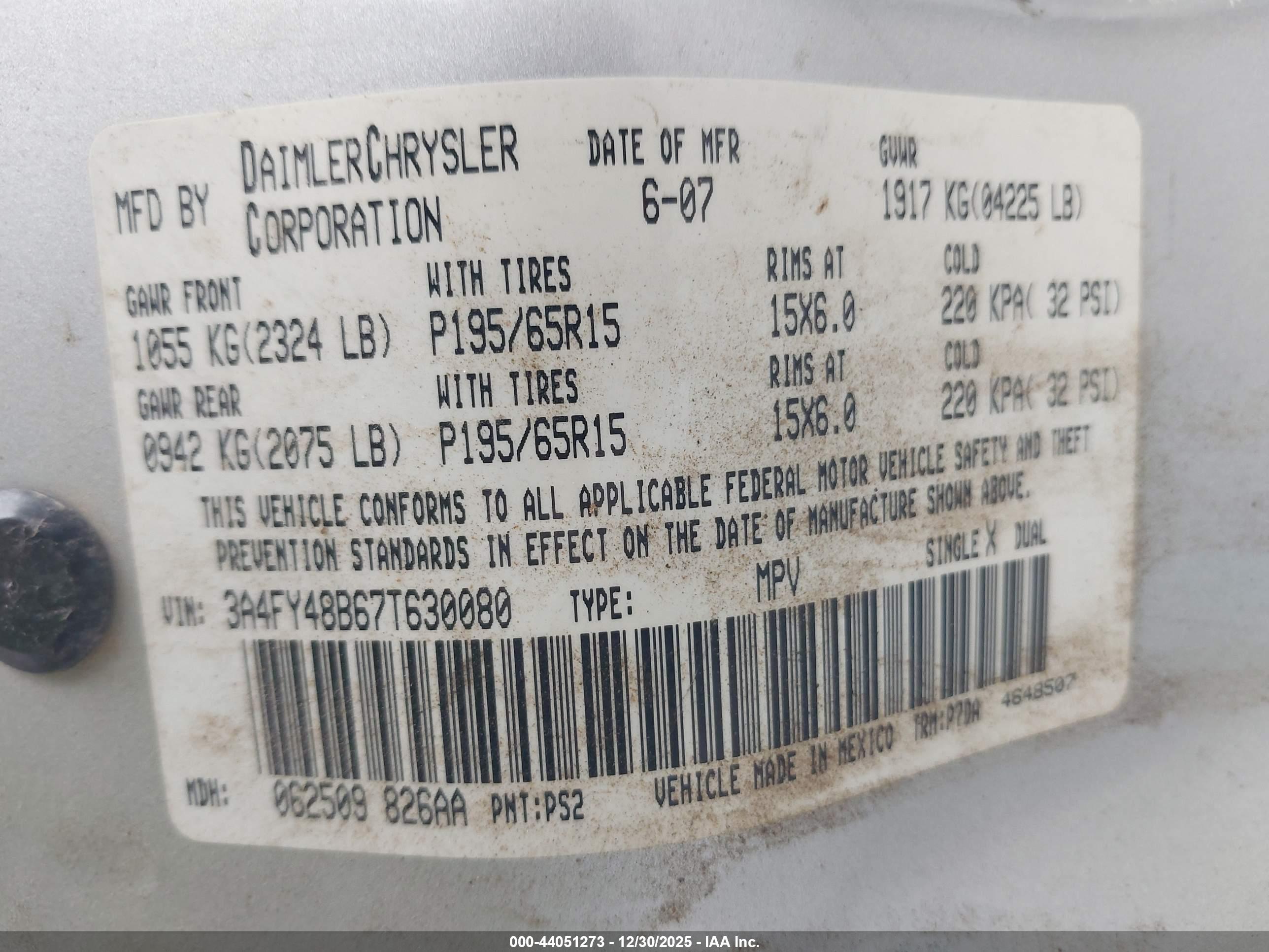 CHRYSLER PT image 9