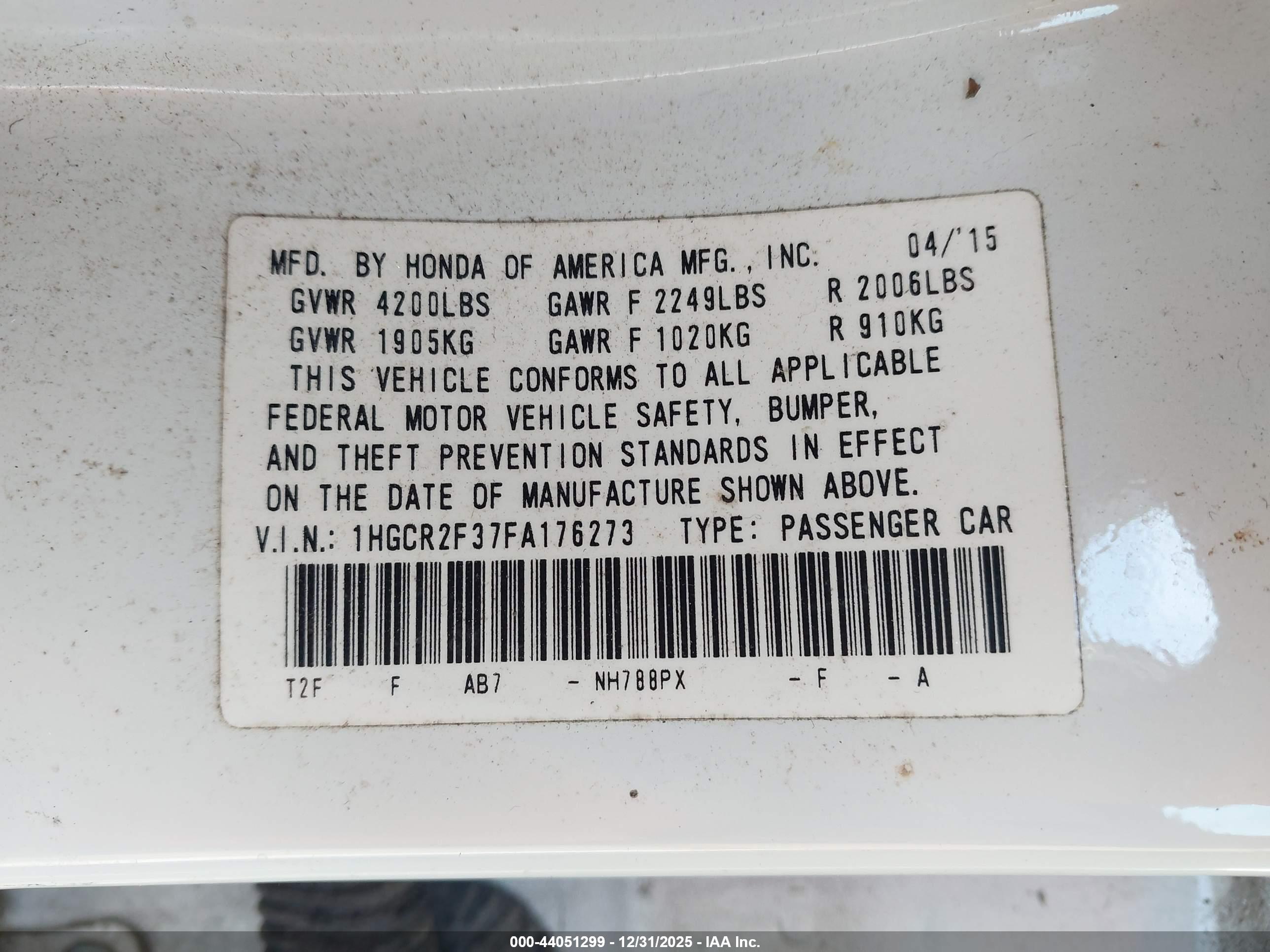HONDA ACCORD image 9
