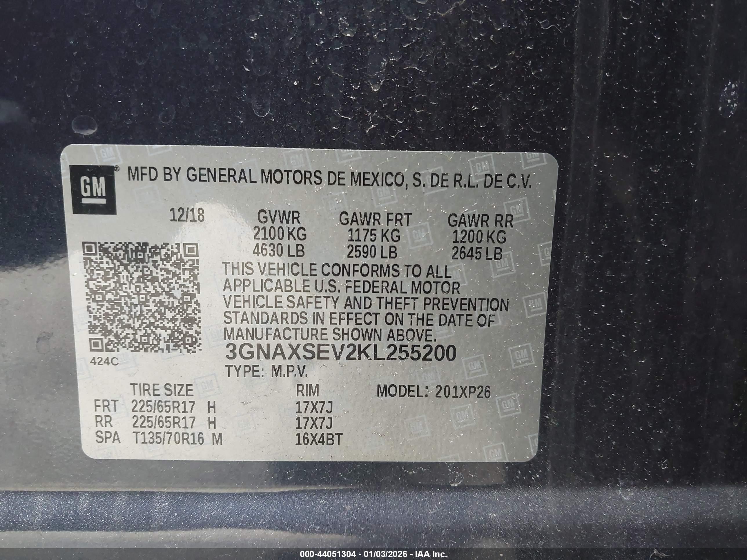 CHEVROLET EQUINOX image 9