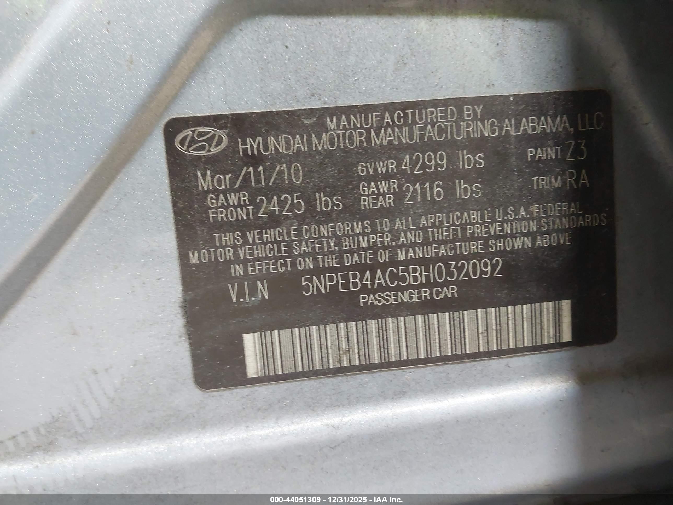 HYUNDAI SONATA image 9
