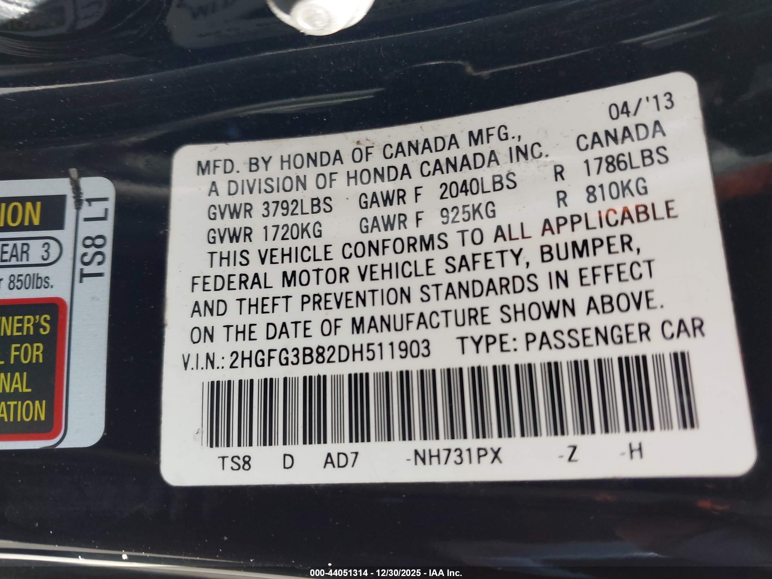 HONDA CIVIC image 9