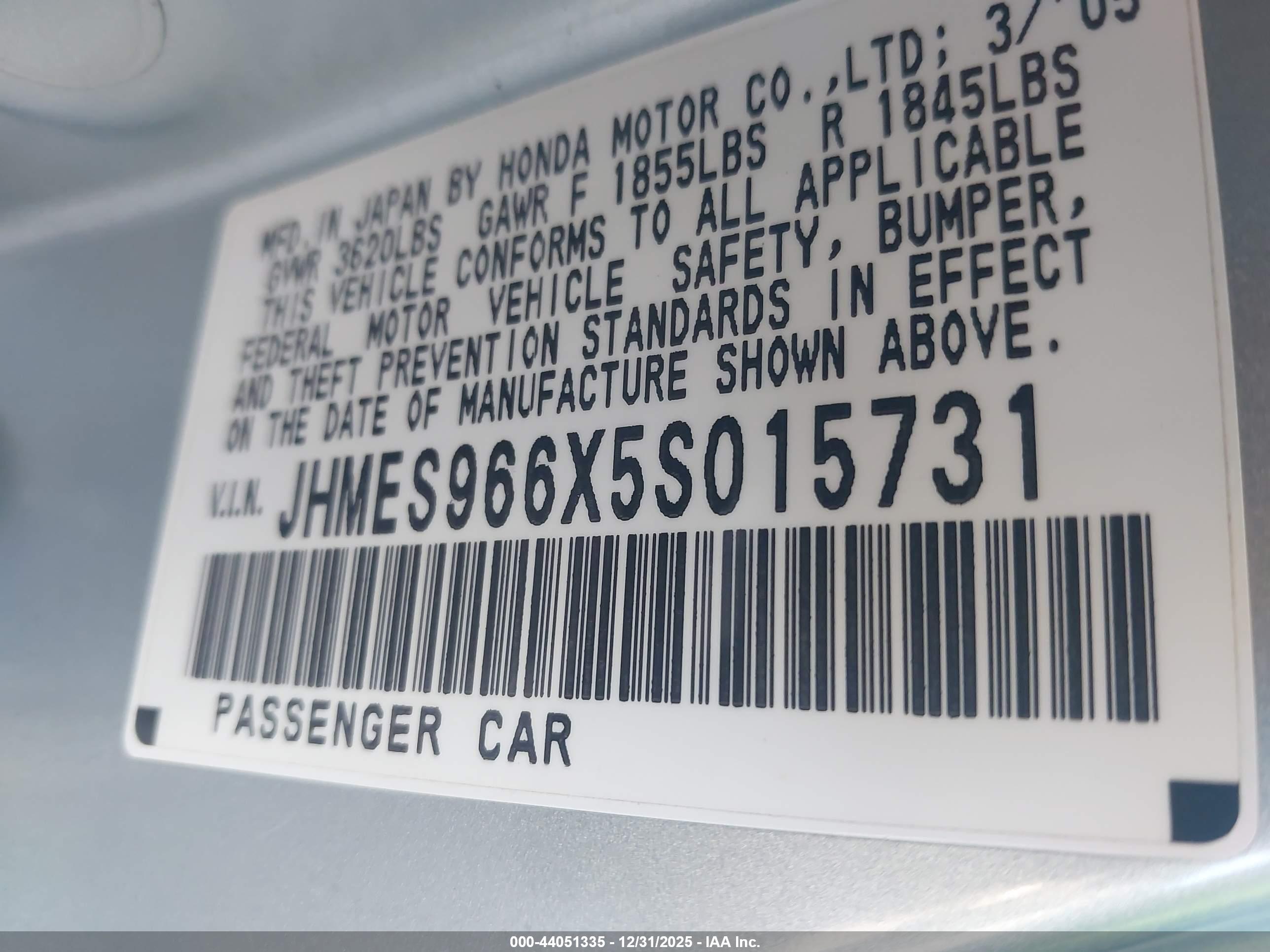 HONDA CIVIC image 9