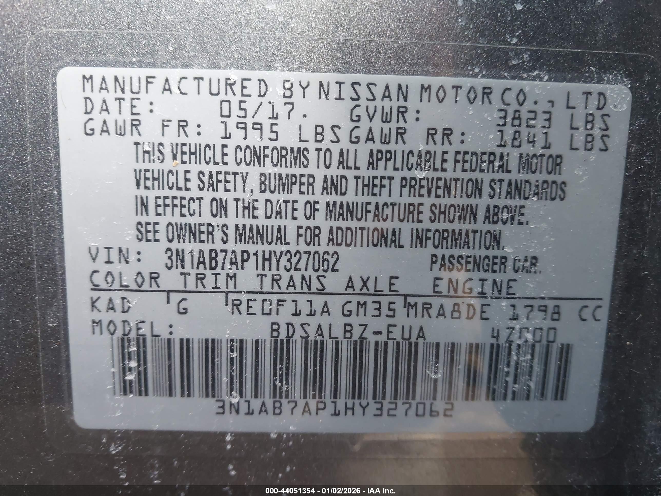 NISSAN SENTRA image 9