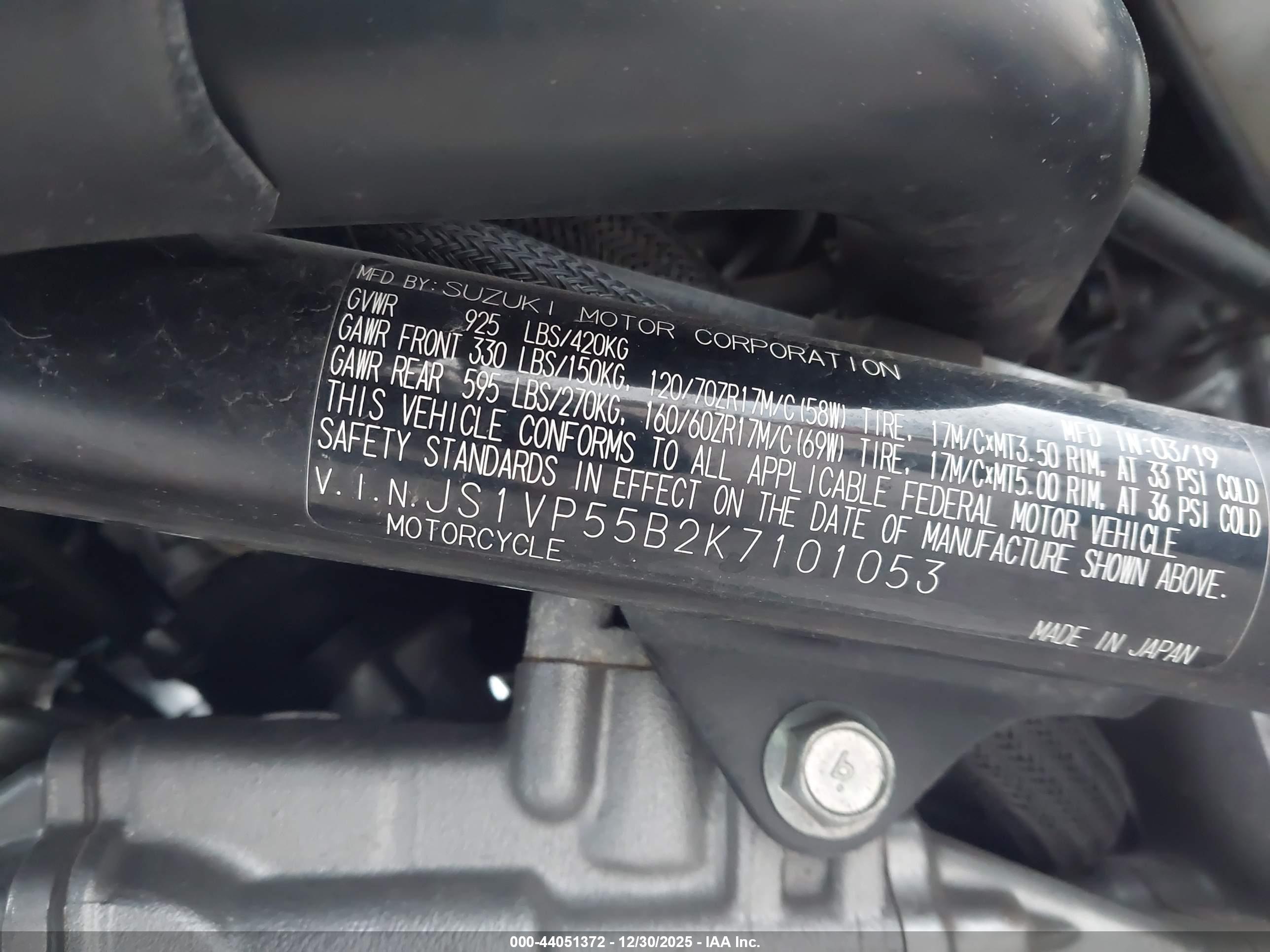 SUZUKI SV650 image 10