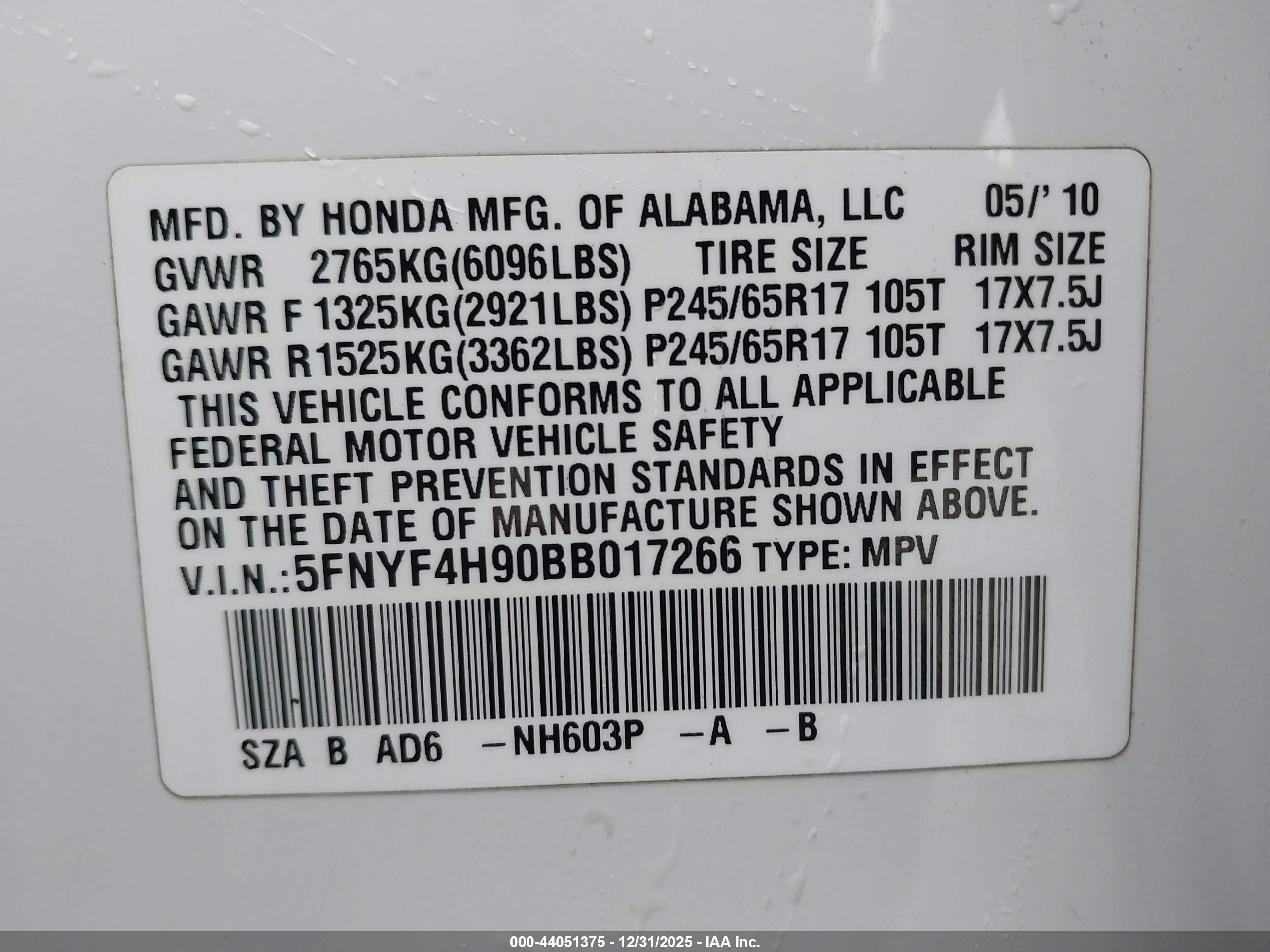 HONDA PILOT image 9