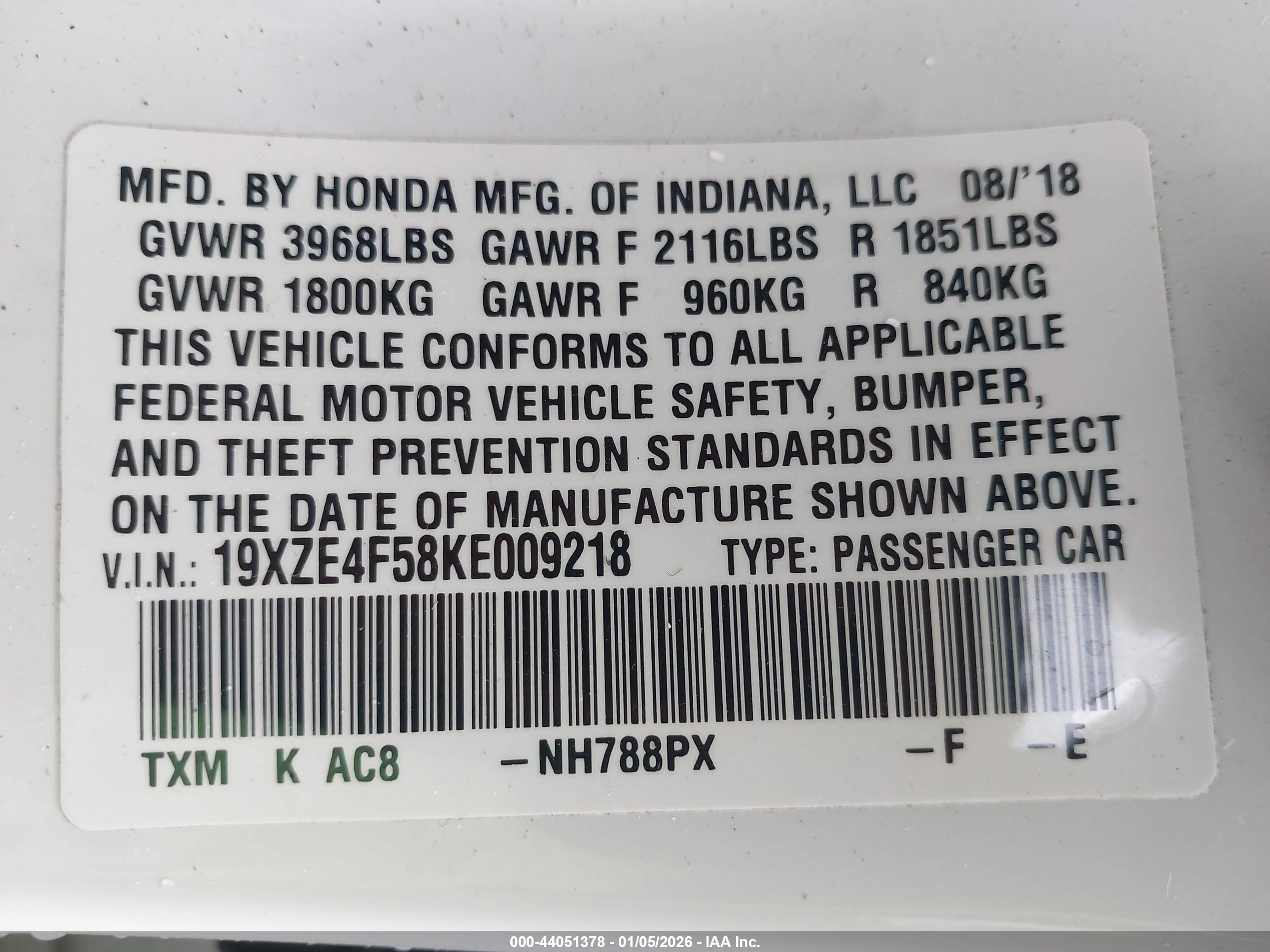 HONDA INSIGHT image 9