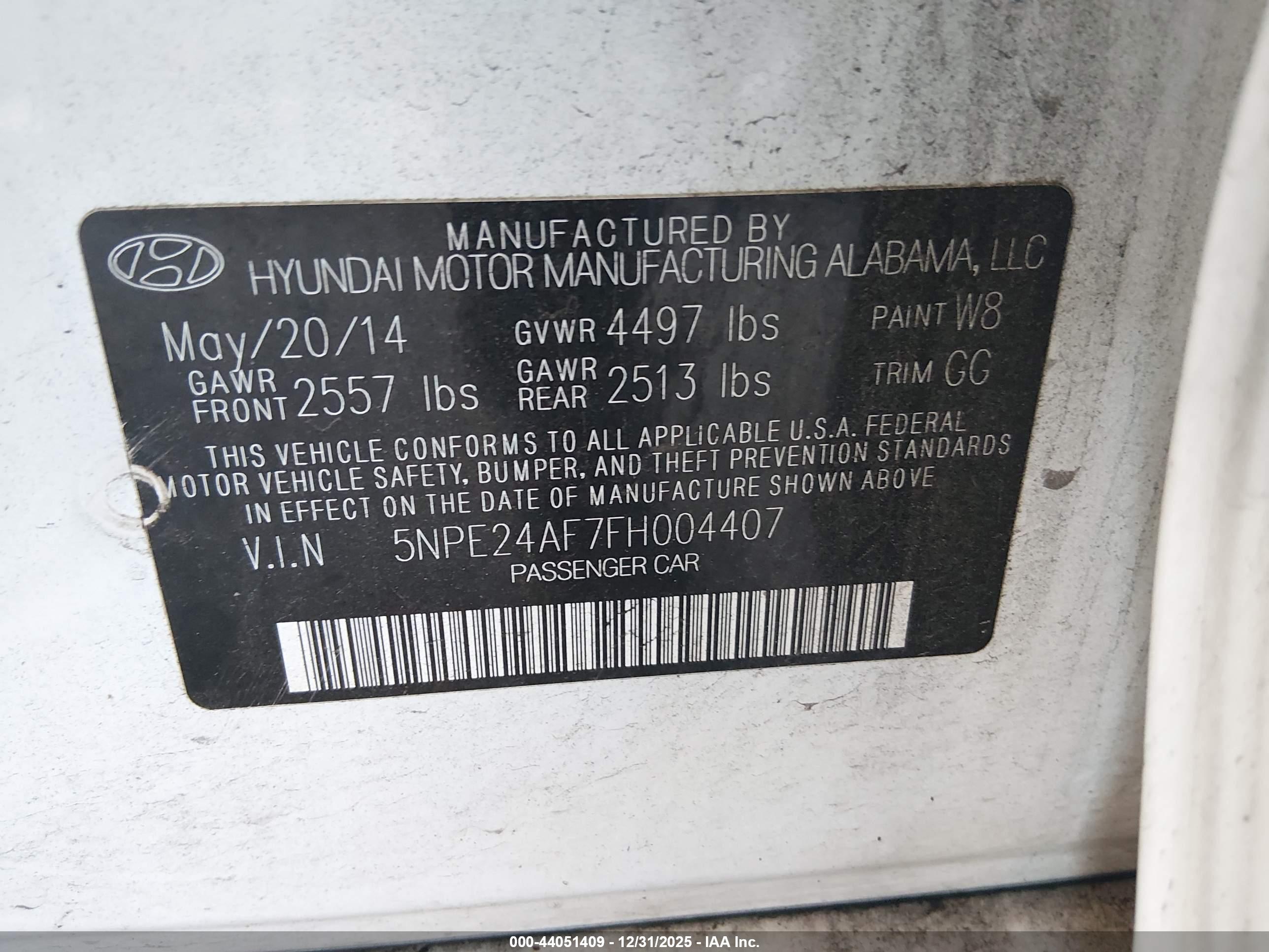 HYUNDAI SONATA image 9