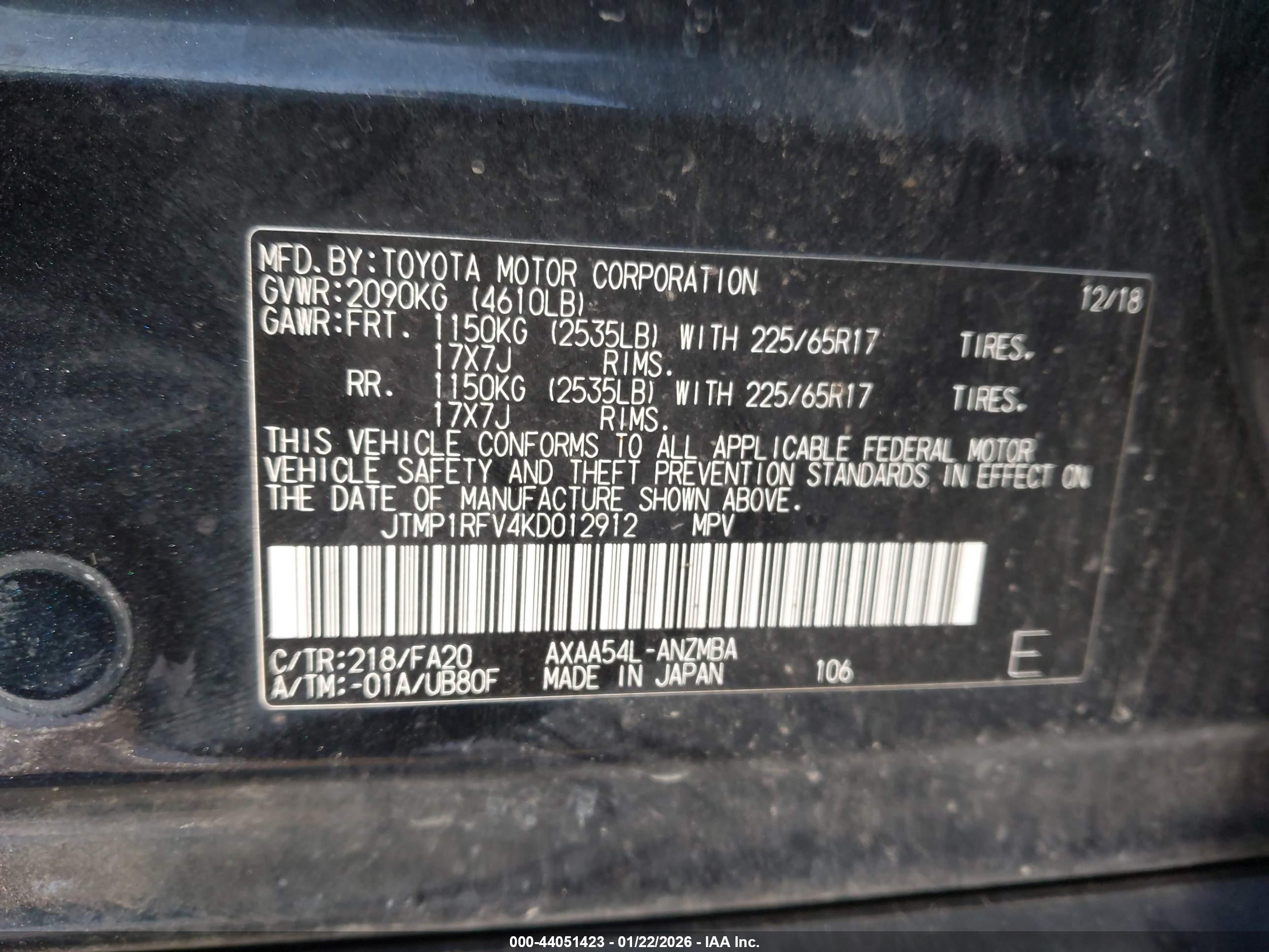 TOYOTA RAV4 image 9