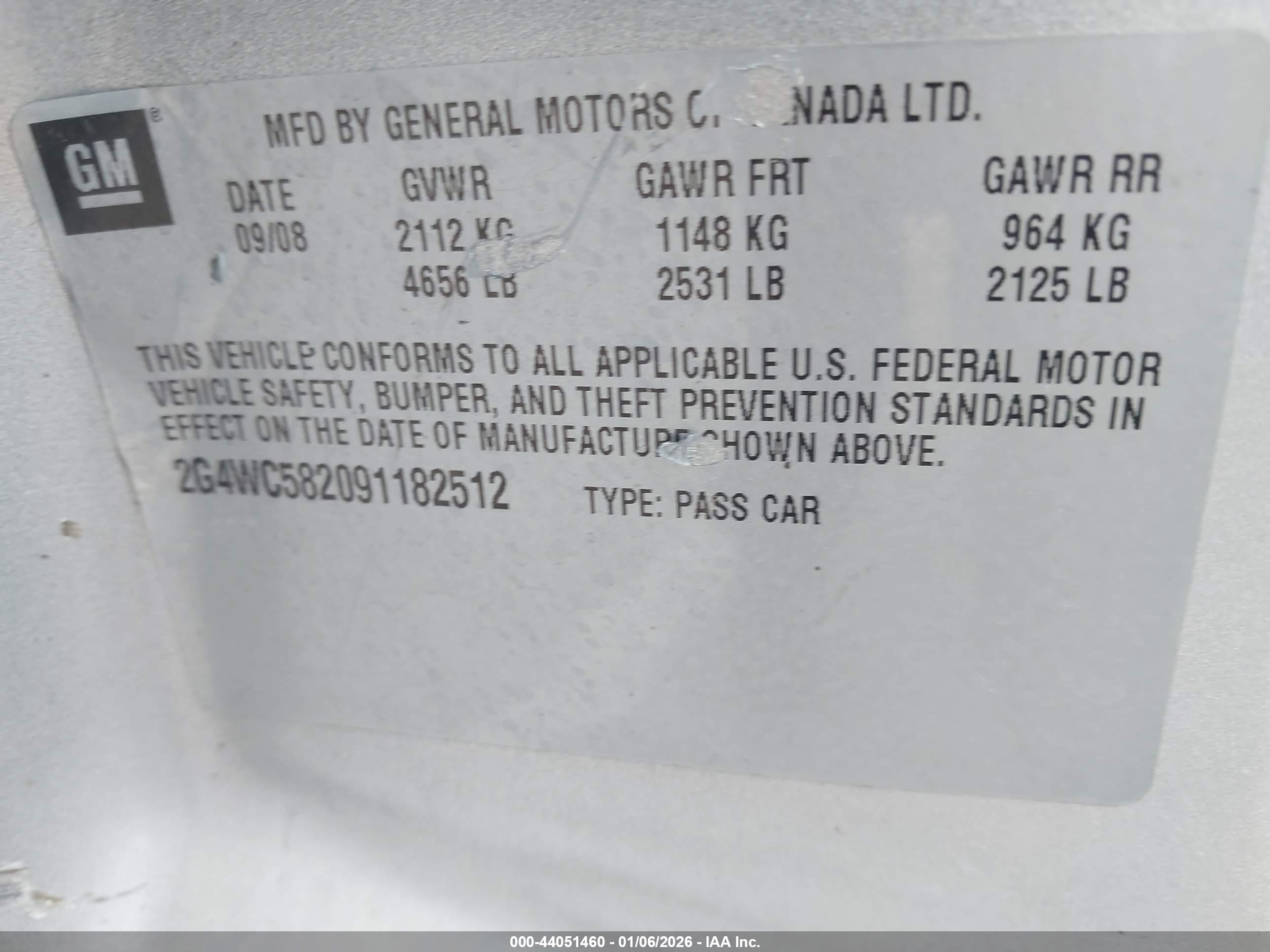 BUICK LACROSSE image 9