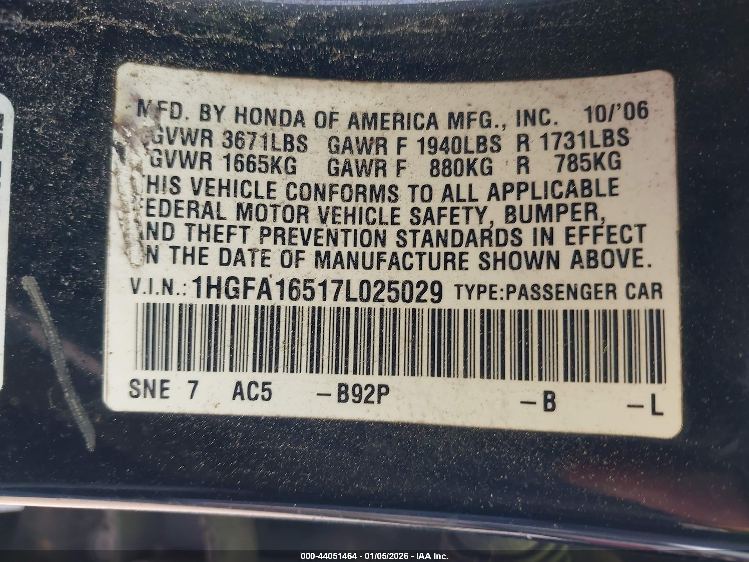 HONDA CIVIC image 9
