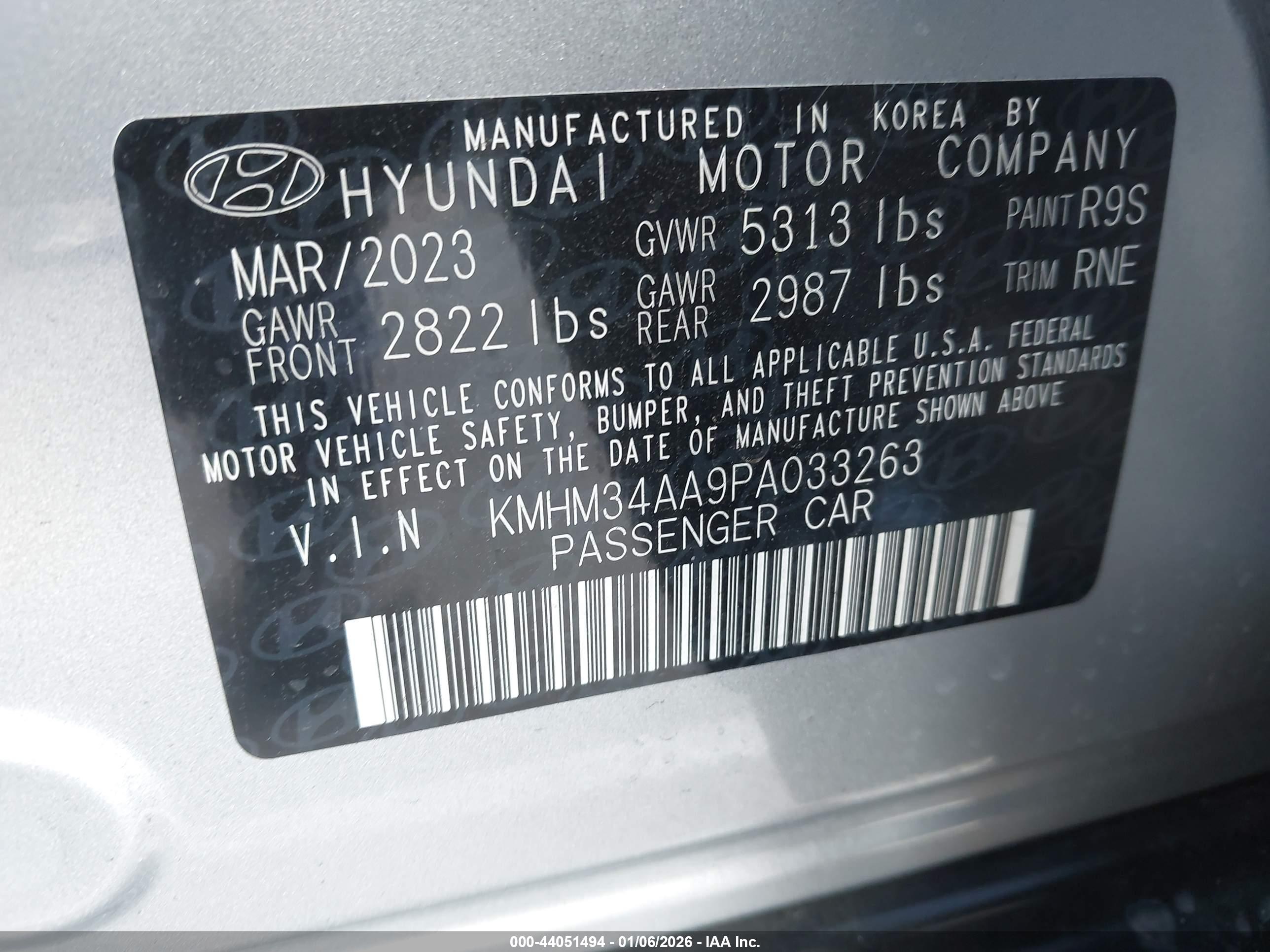 HYUNDAI IONIQ image 9