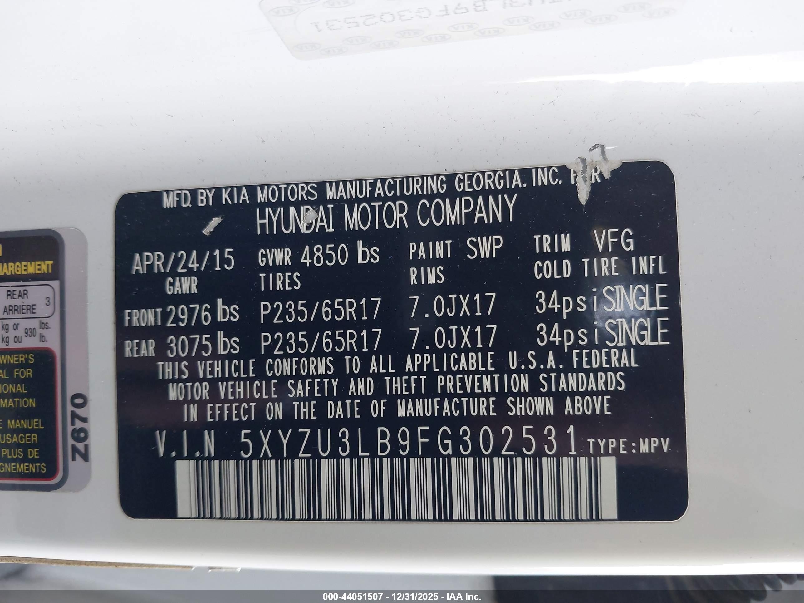 HYUNDAI SANTA image 9