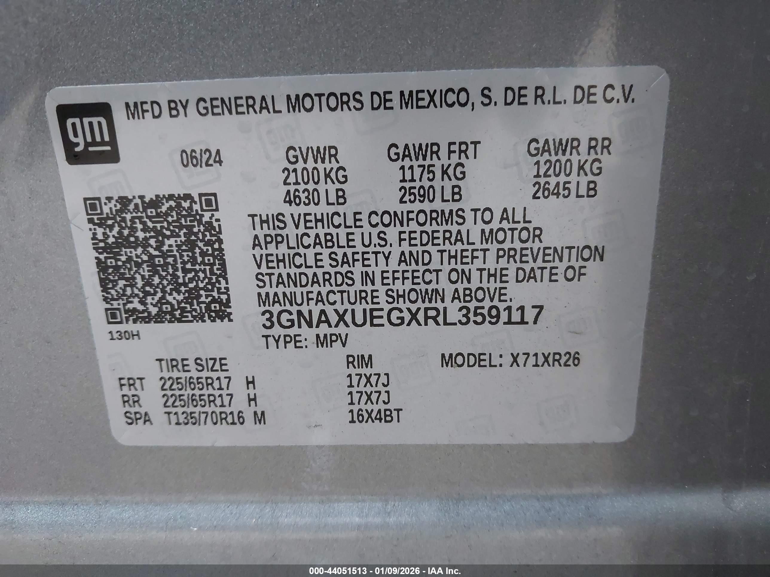CHEVROLET EQUINOX image 9