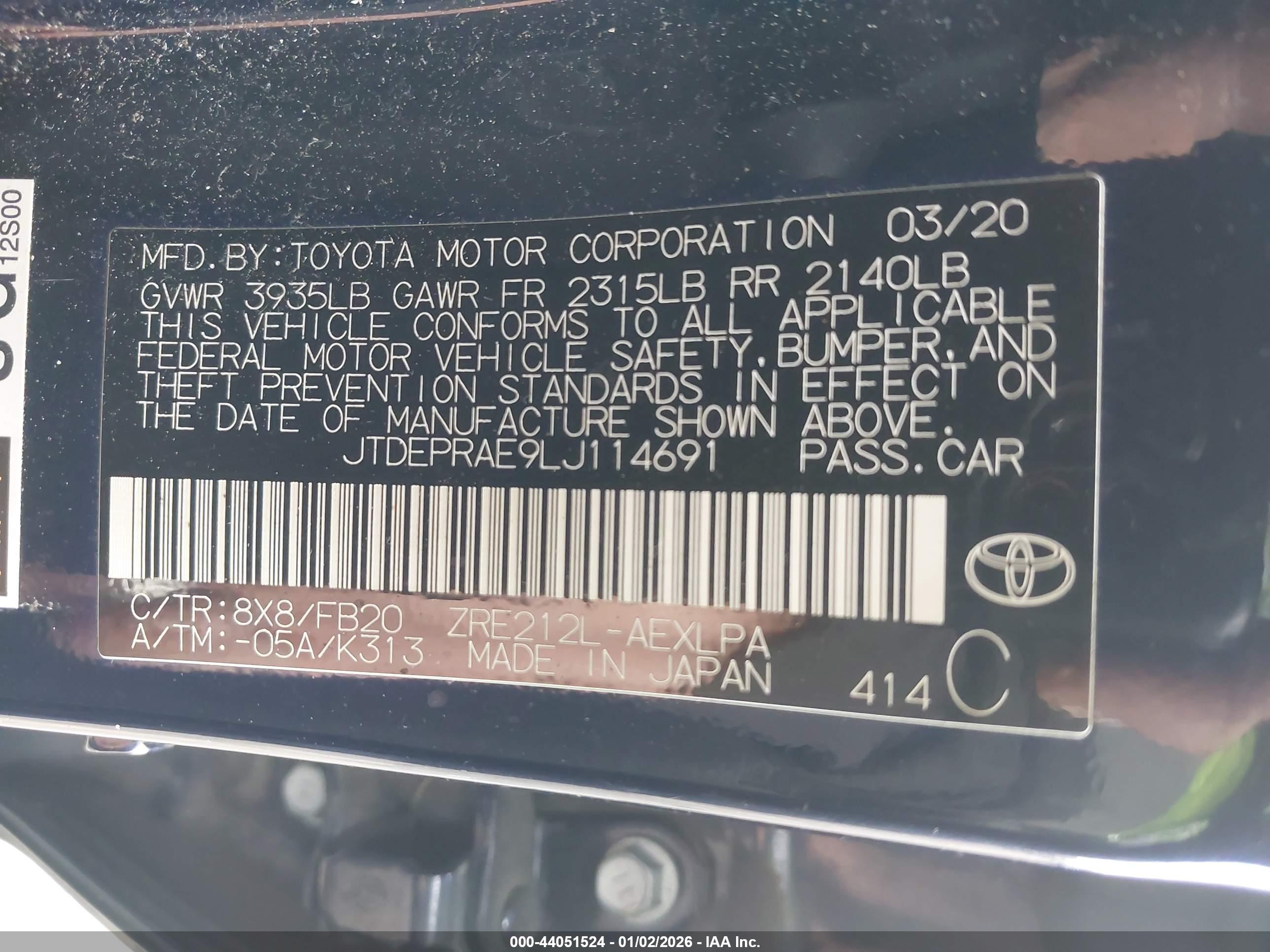 TOYOTA COROLLA image 9