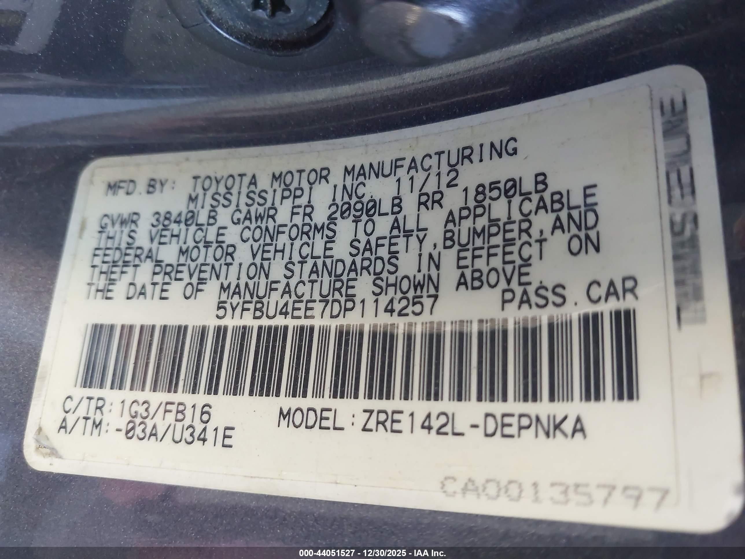 TOYOTA COROLLA image 9