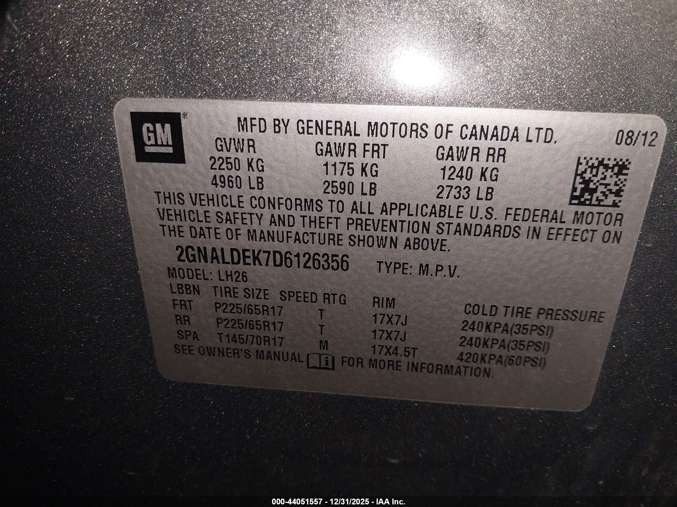 CHEVROLET EQUINOX image 9