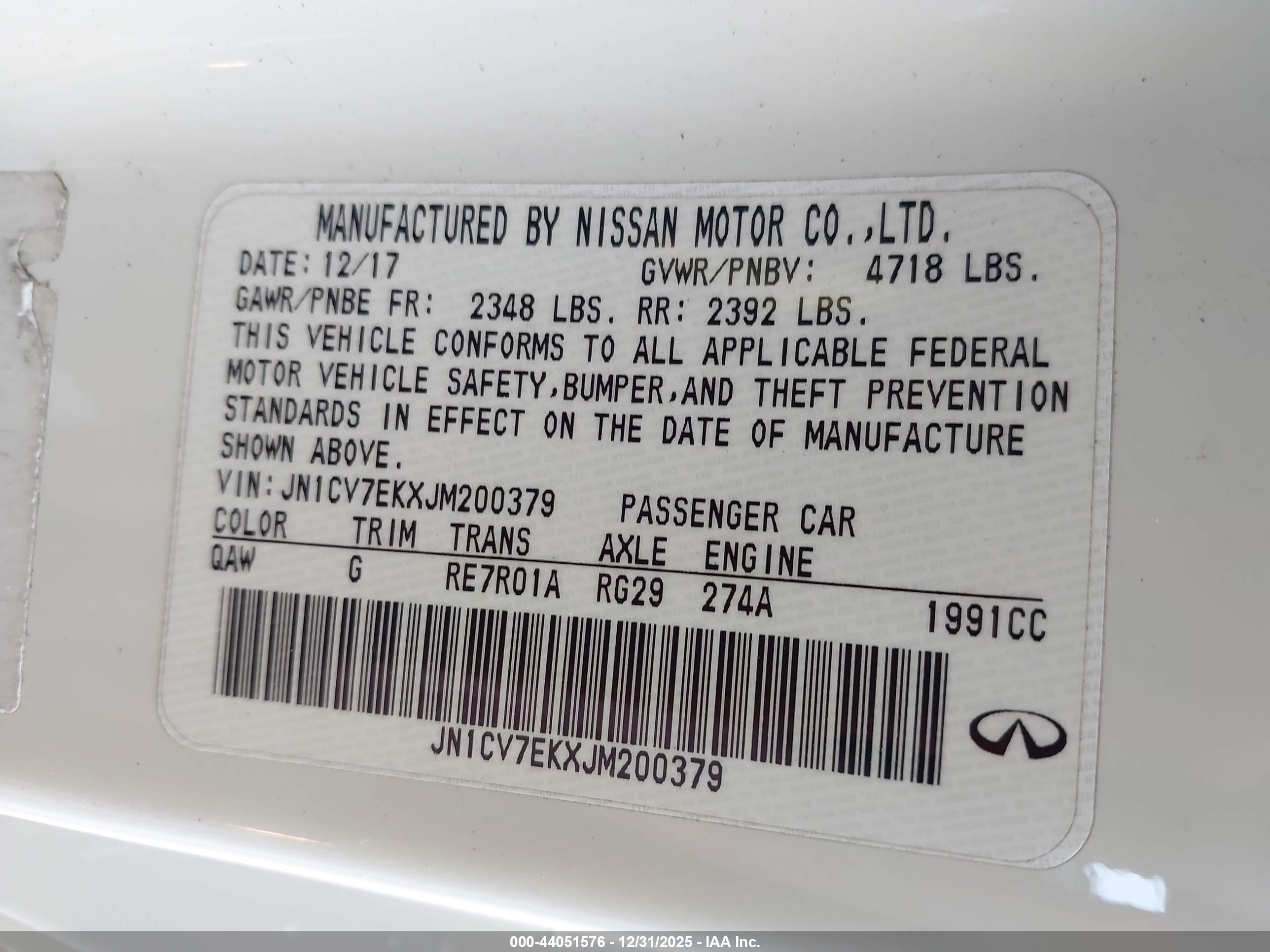 INFINITI Q60 image 9