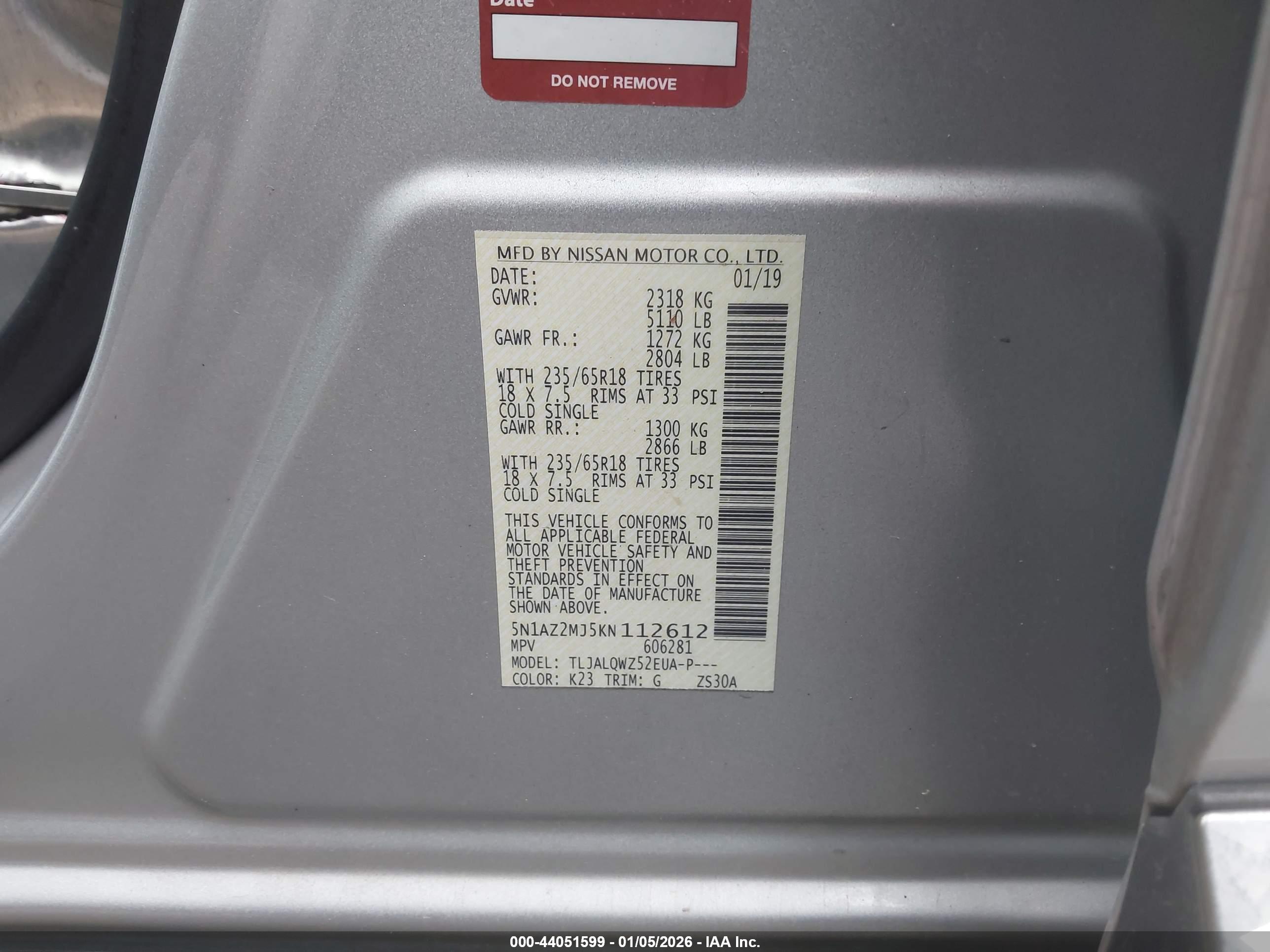 NISSAN MURANO image 9