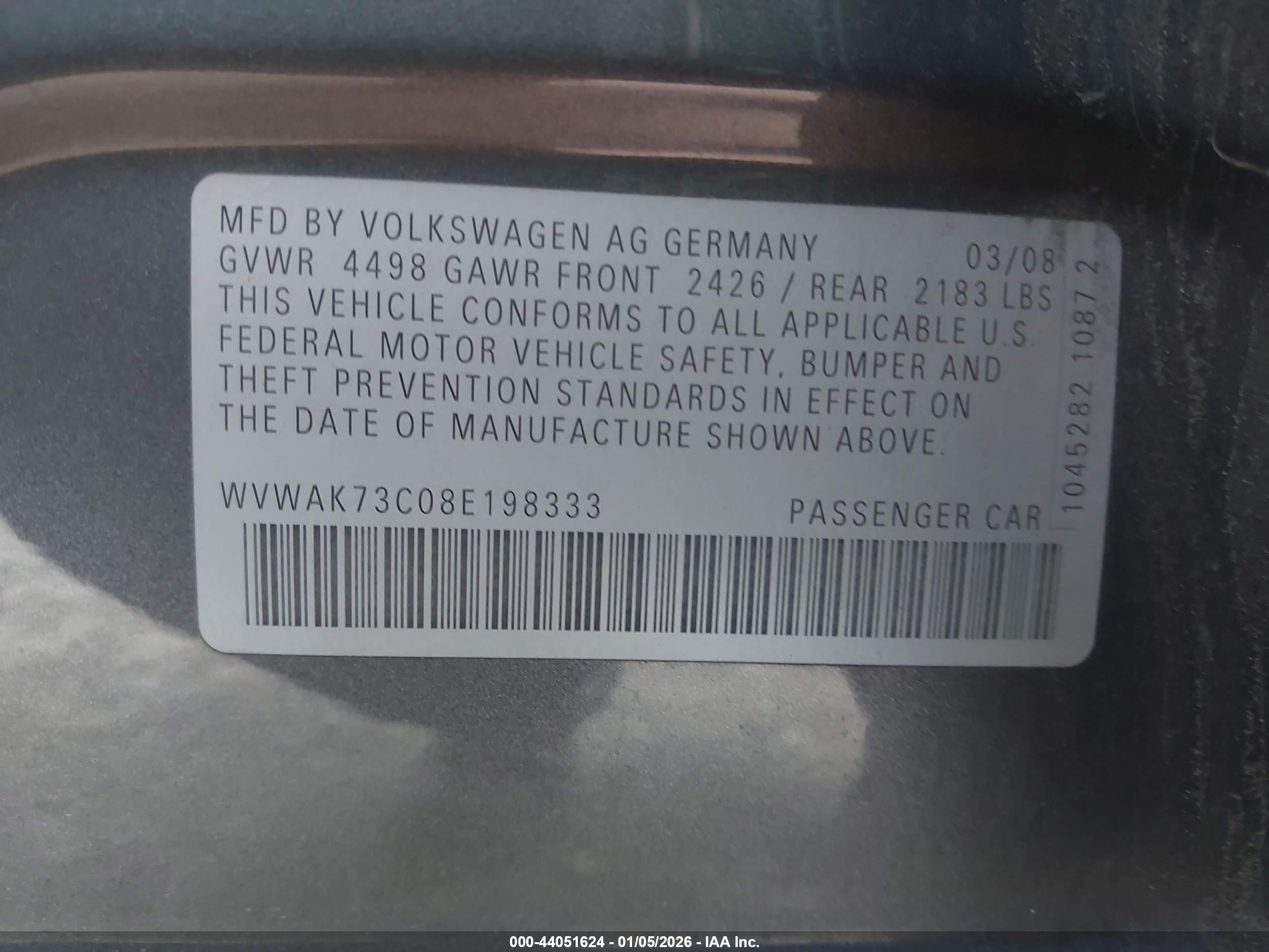 VOLKSWAGEN PASSAT image 9