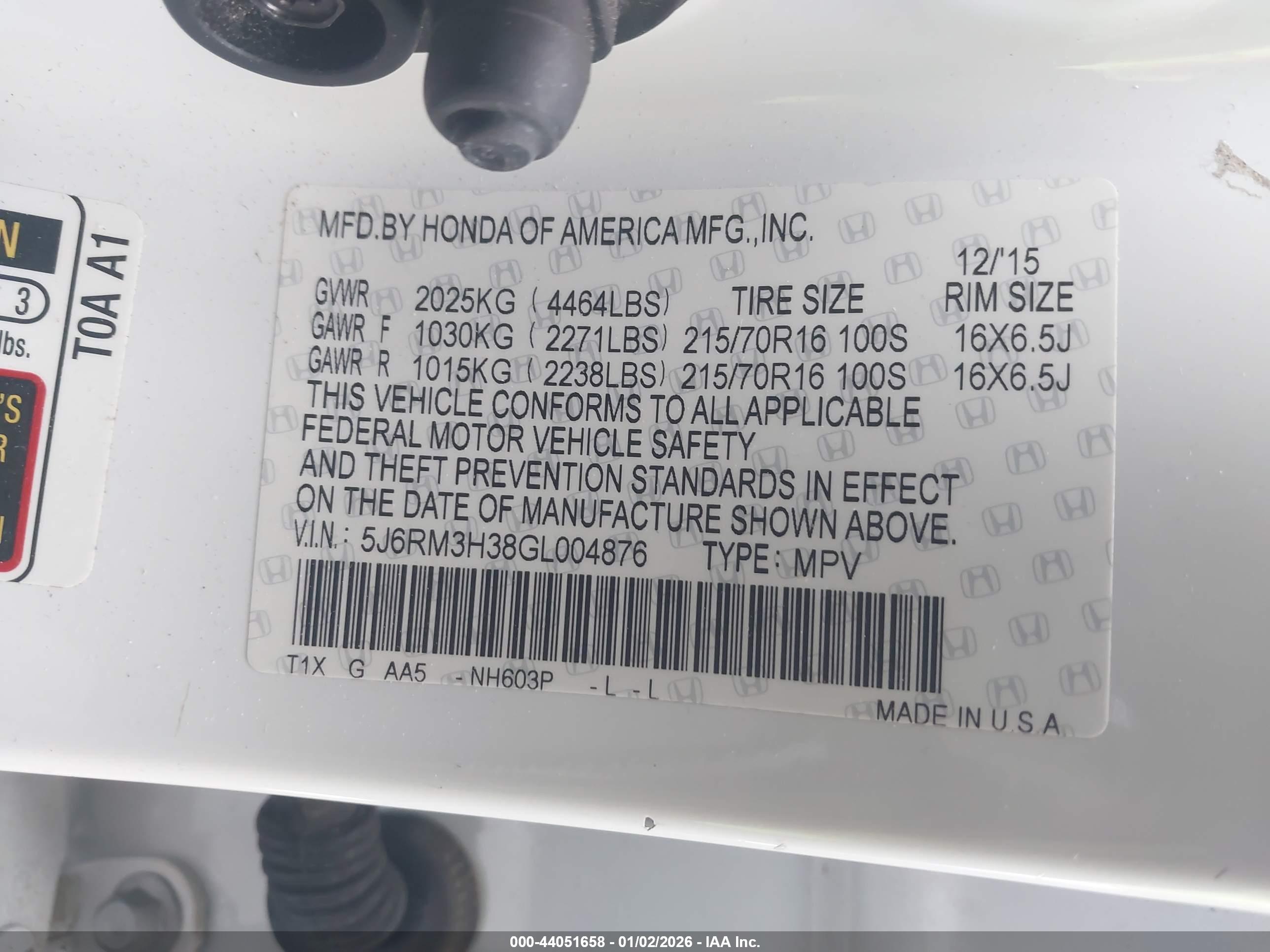 HONDA CR-V image 9